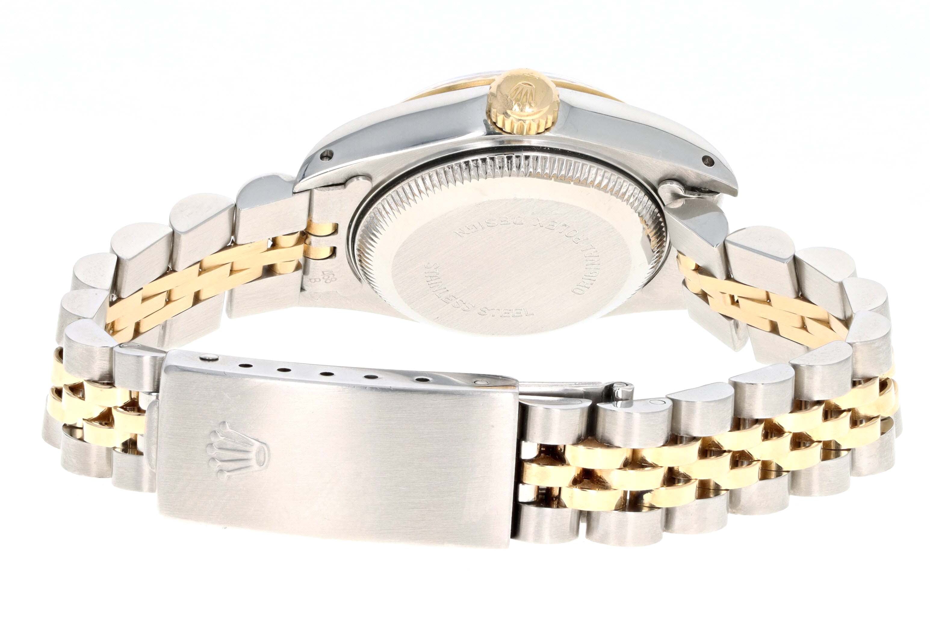 Rolex Ladies Datejust 26MM Two Tone White Roman Numeral Model 69173 - Queen May