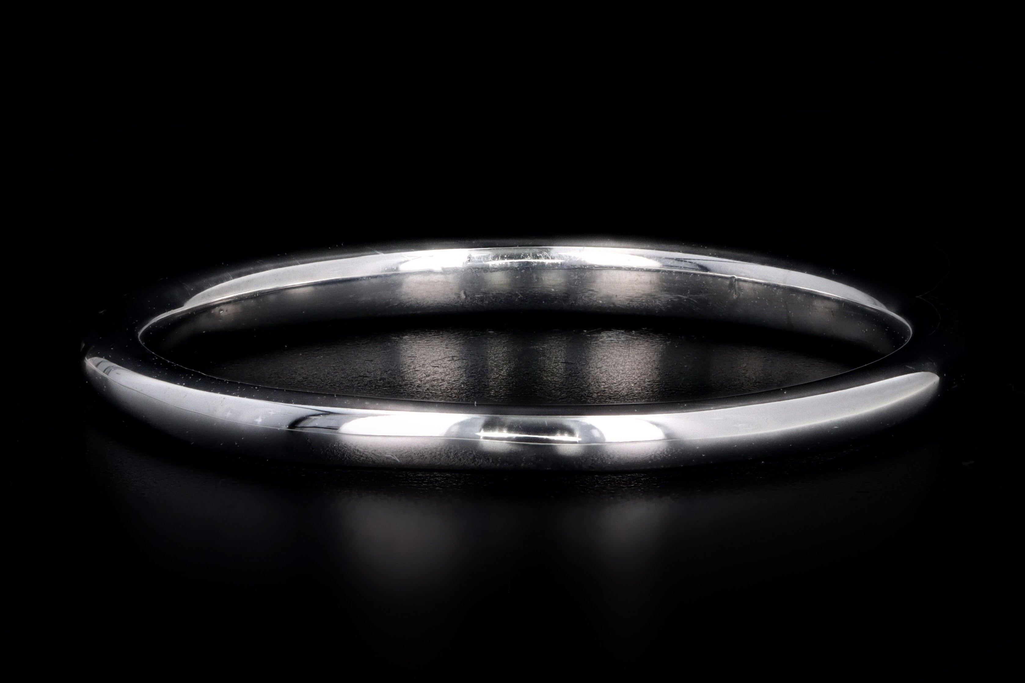 14K Gold 0.21 Carat Round Brilliant Diamond Half Eternity Wedding Band - Queen May