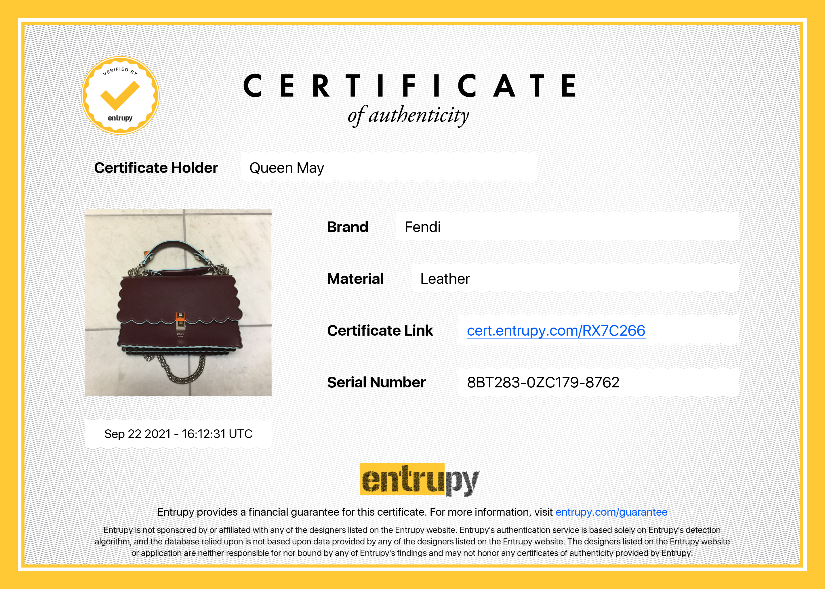 Fendi Scalloped Kan Bag - Queen May