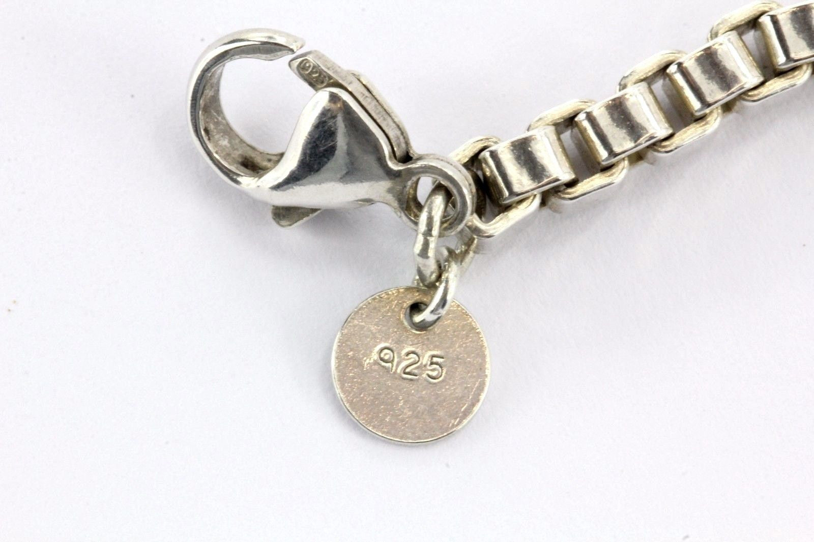 Tiffany & Co. Sterling Silver Venetian Box Link Bracelet - Queen May