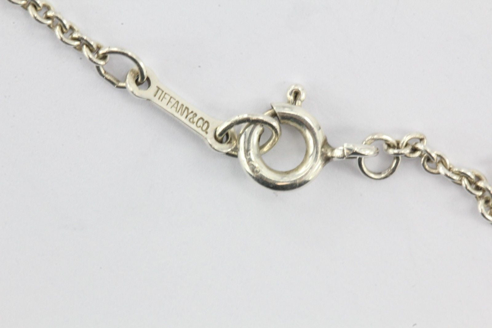 Vintage Tiffany & Co Sterling Silver Elsa Peretti Open Heart Pendant Necklace - Queen May