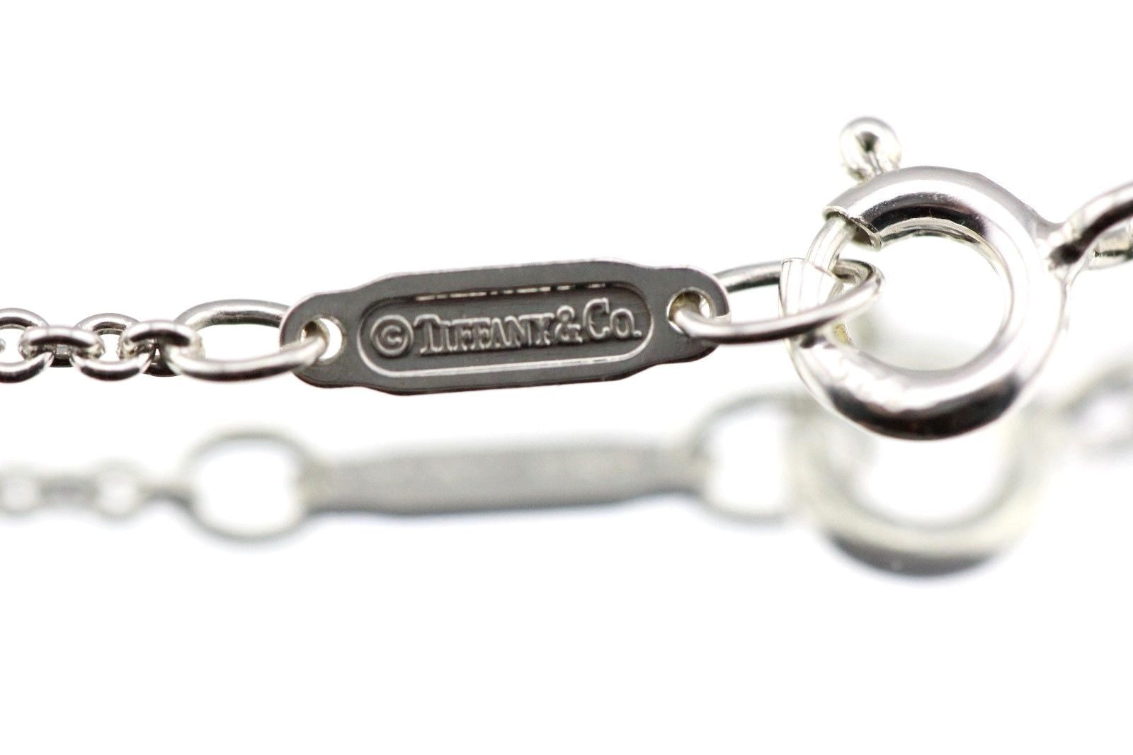 Tiffany & Co. Tigers Eye Note Pendant Sterling Silver Necklace - Queen May