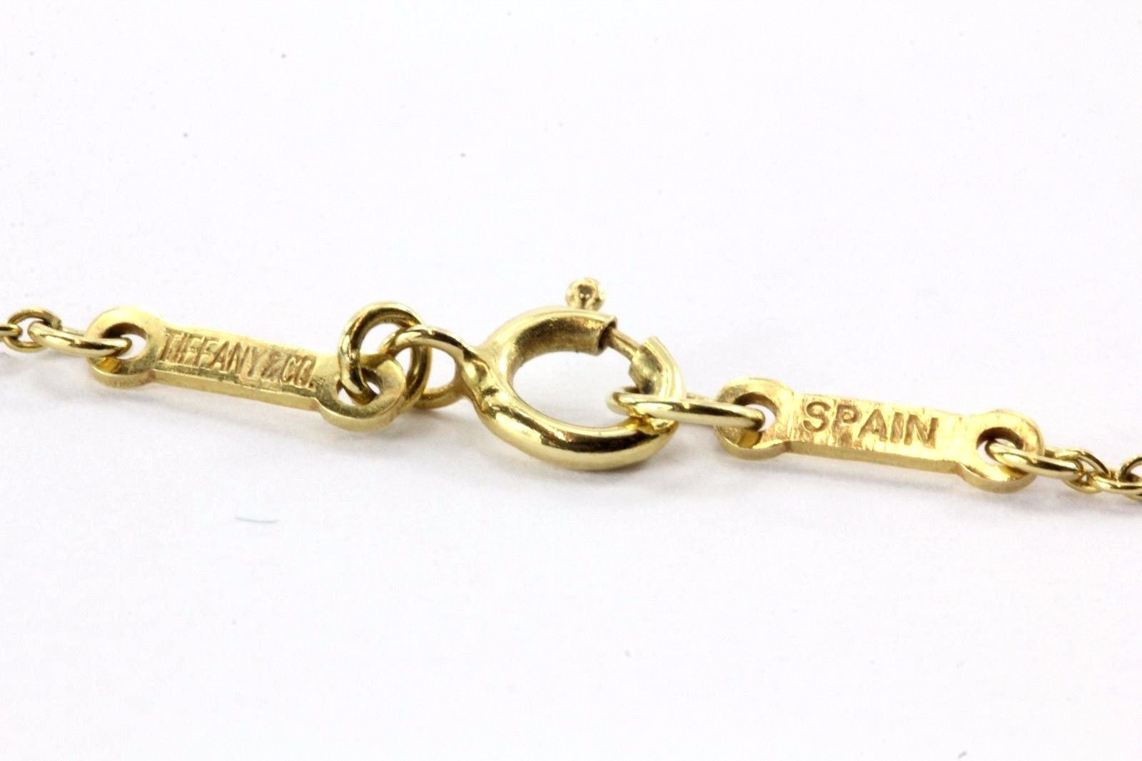 Tiffany & Co Elsa Peretti 18k 750 Yellow Gold Round Pendant Necklace - Queen May