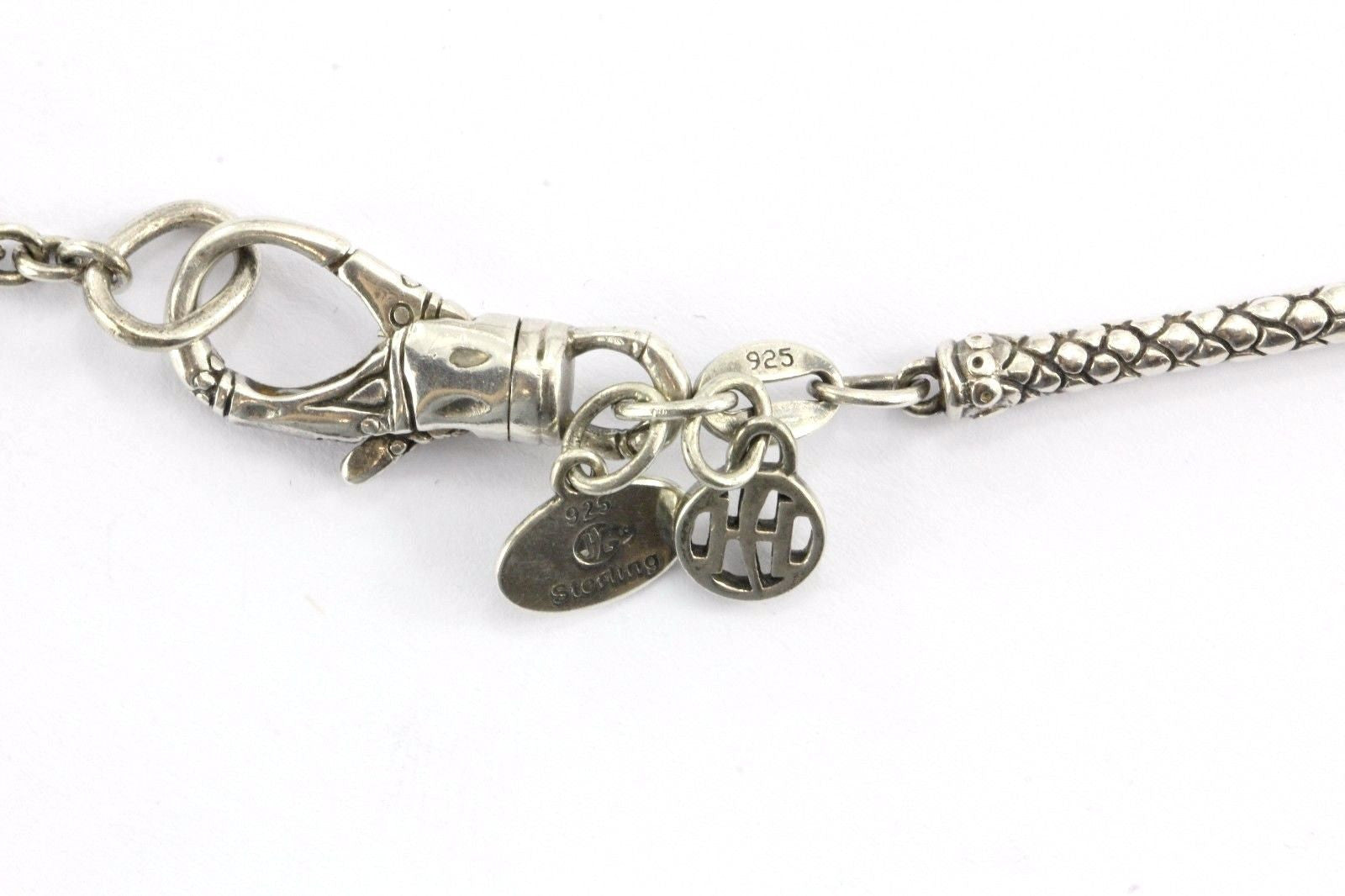 John Hardy Sterling Silver Bamboo Triple Circle Pendant 36" Sautior Necklace - Queen May