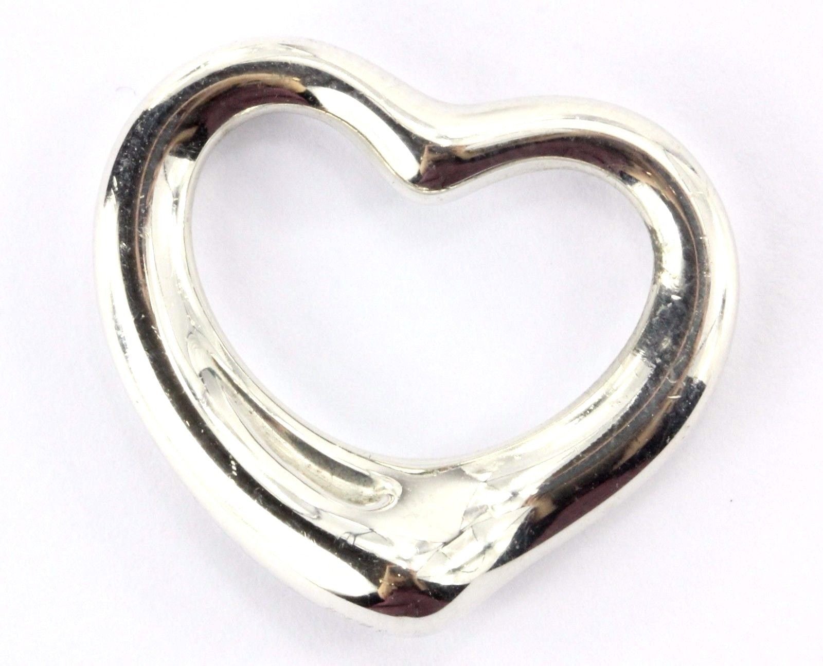 Tiffany & Co. Elsa Peretti Sterling Silver Open Heart Pendant - Queen May