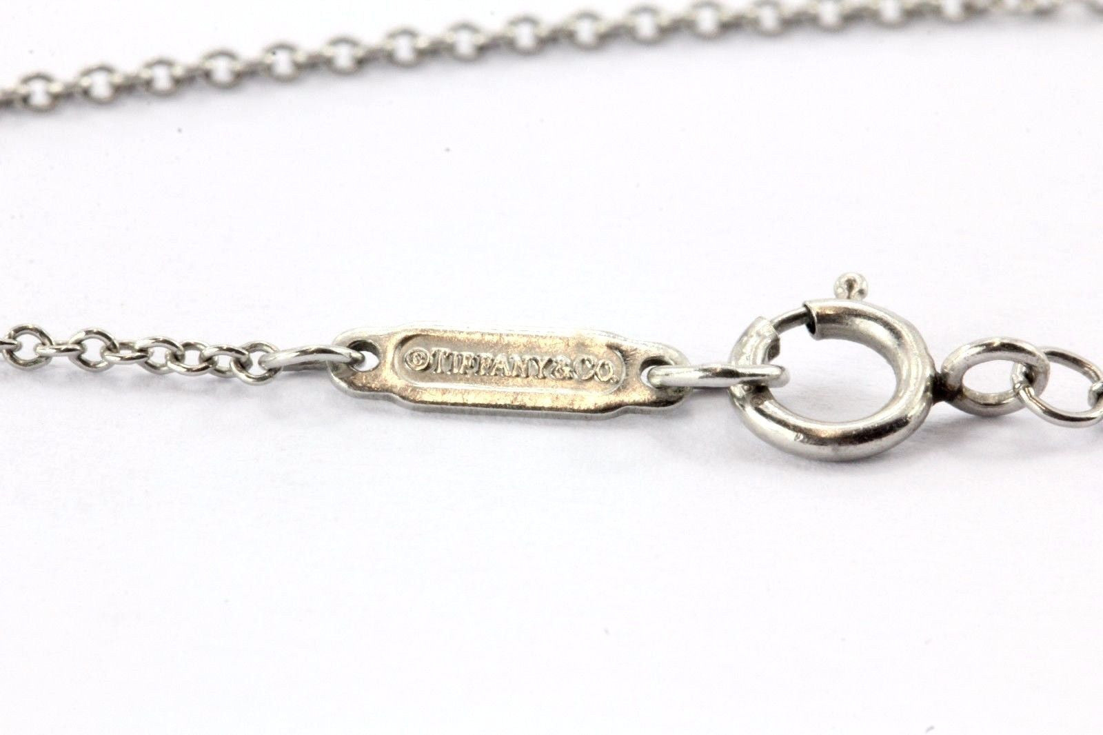 Tiffany & Co Platinum & Diamond Cross Pendant & Necklace - Queen May