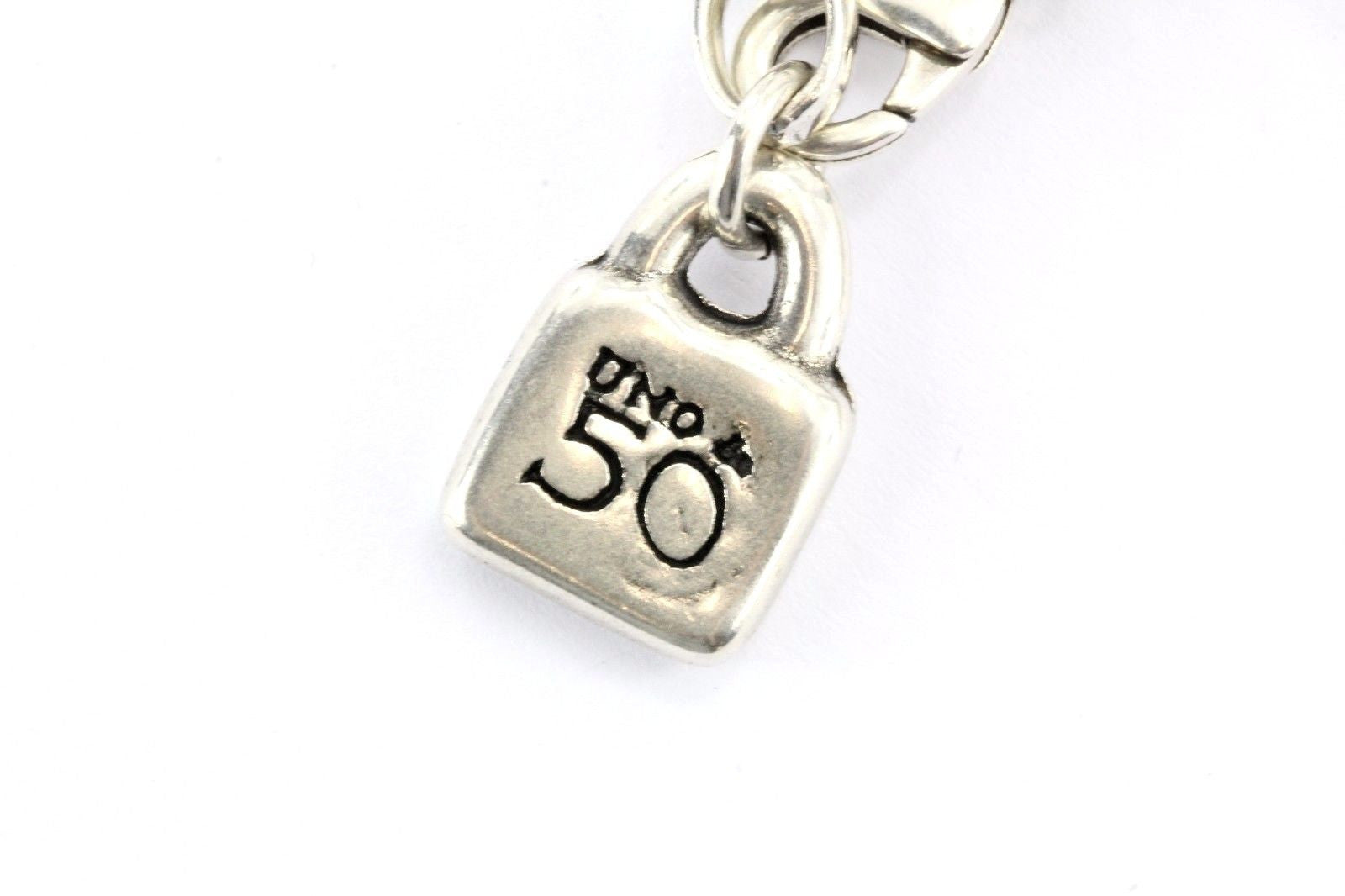 Uno de 50 Pink Swarovski Silver Necklace "Oh my God" "Vaya Tela" - Queen May