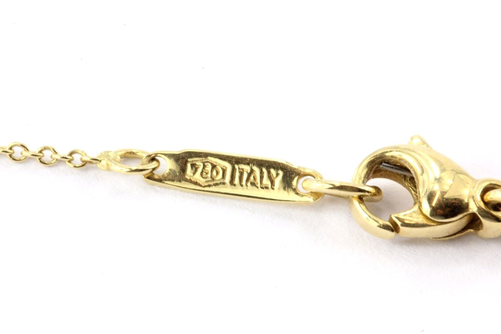 Tiffany & Co 18K Yellow Gold Heart Key Pendant And Necklace - Queen May