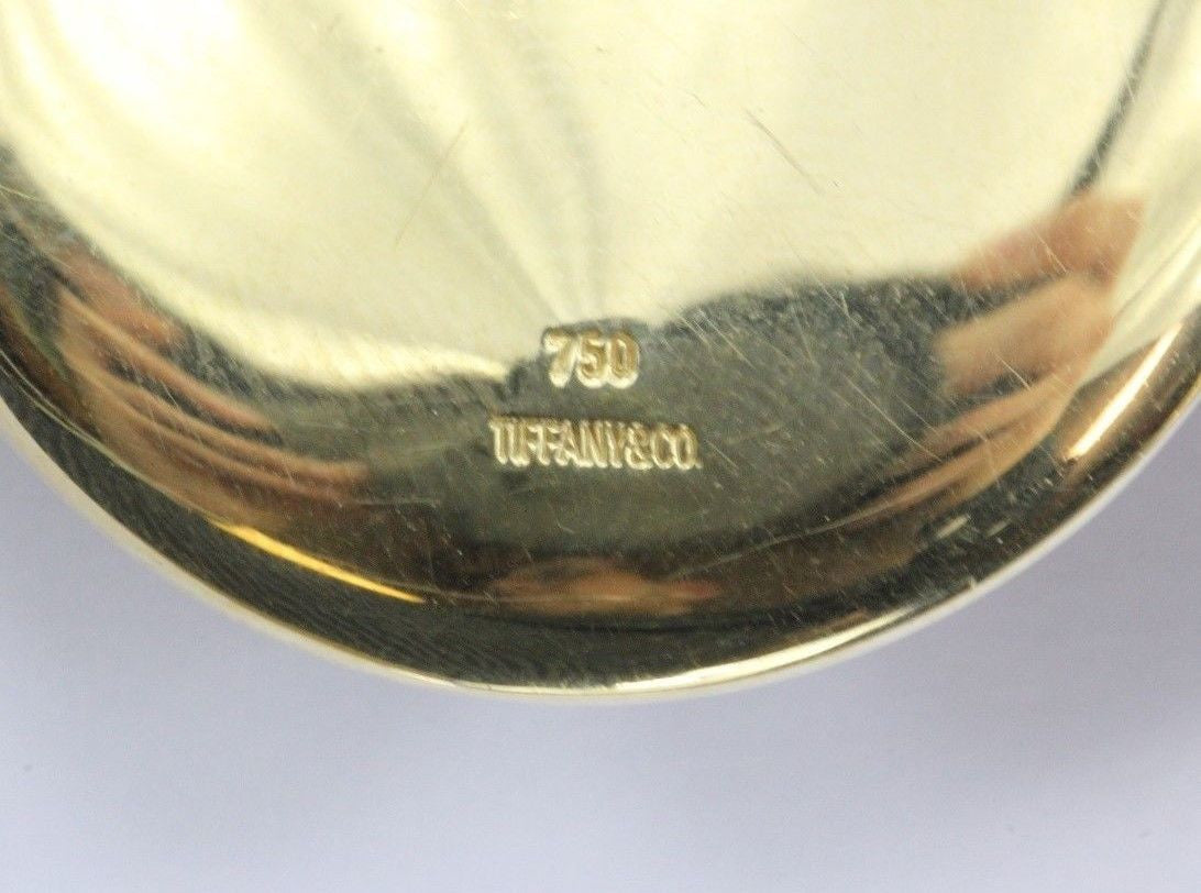 Vintage Tiffany & Co 18K Gold 750 Round Locket Pendant NO MONOGRAM - Queen May