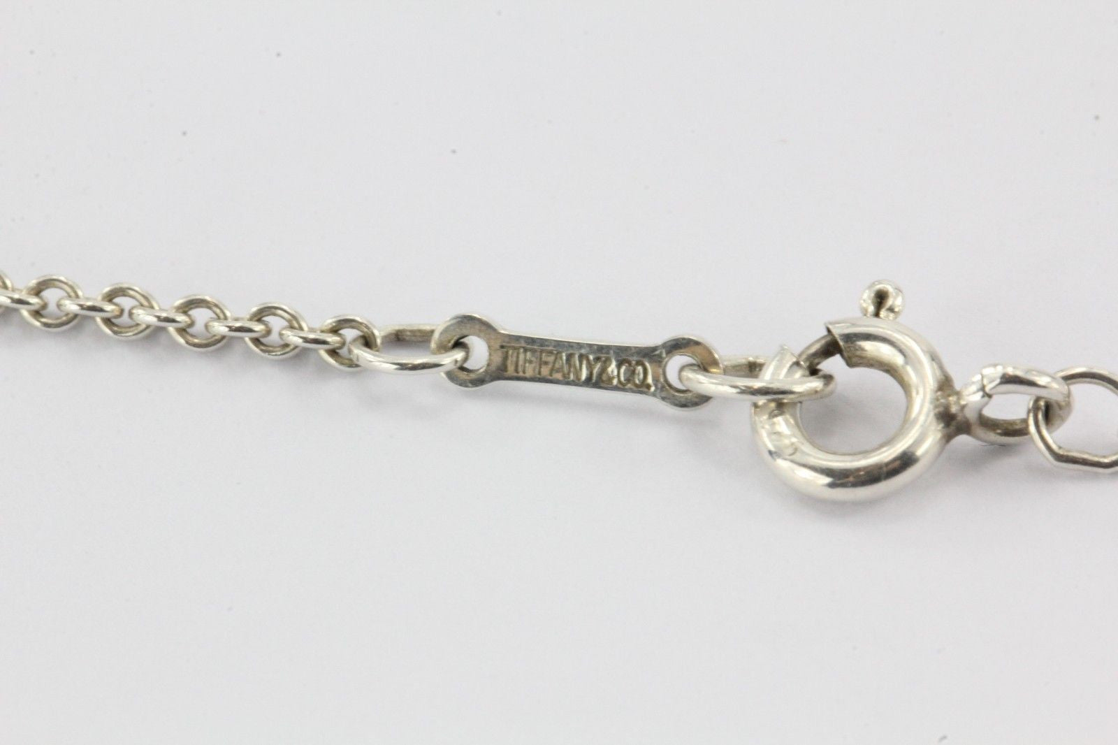 Vintage Tiffany & Co Sterling Silver Elsa Peretti Open Heart Pendant Necklace - Queen May