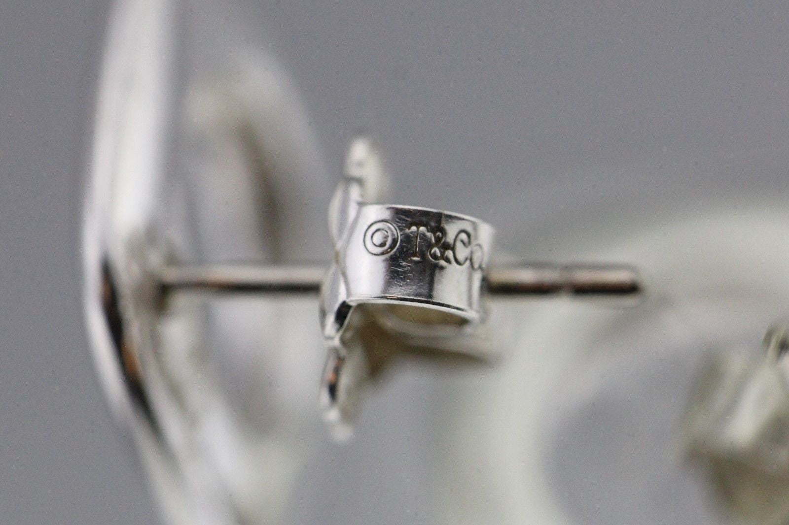 Tiffany & Co Sterling Silver Cushion Earrings - Queen May