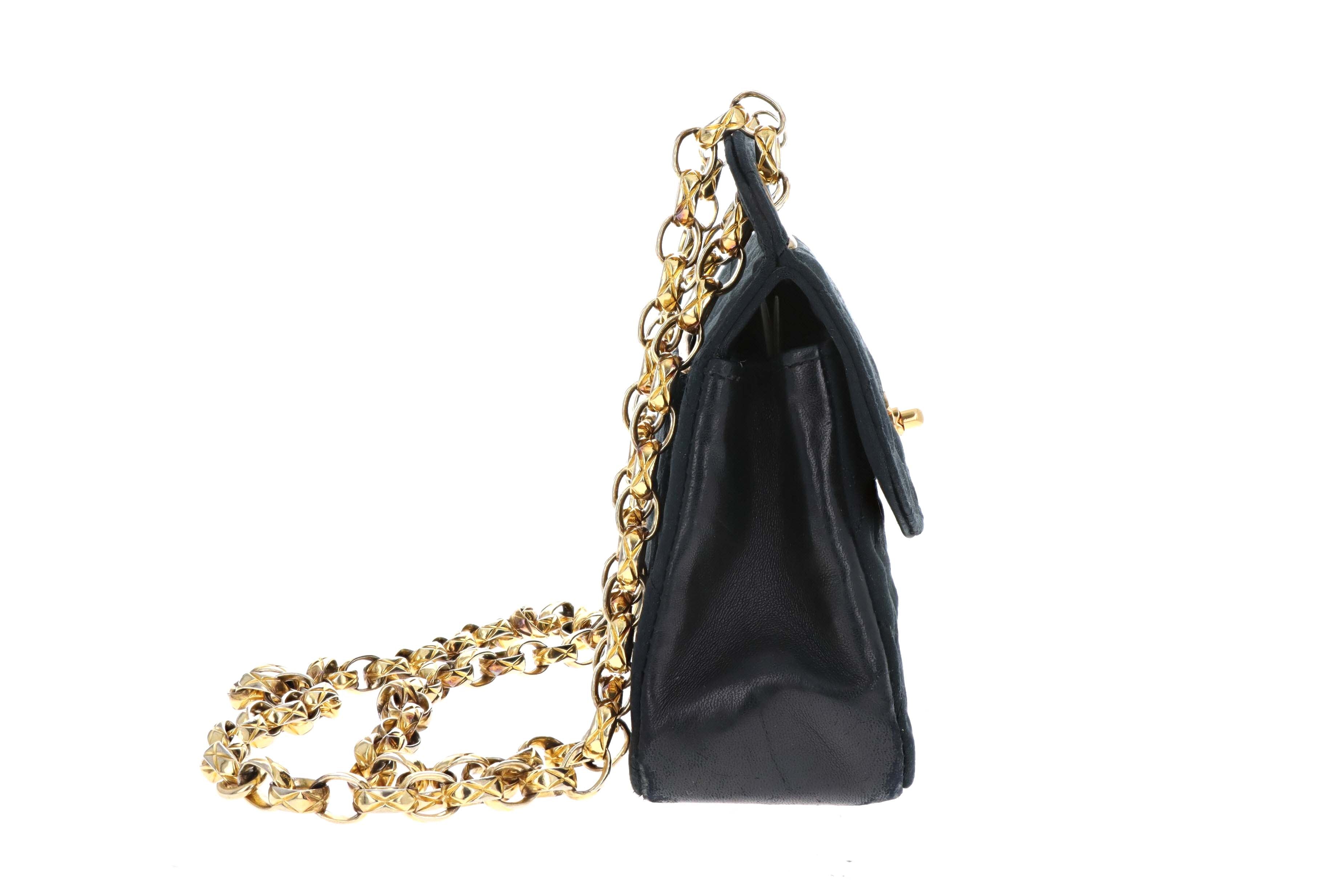 Chanel Vintage Satin Bijoux Chain Mini Bag with Wallet - Queen May