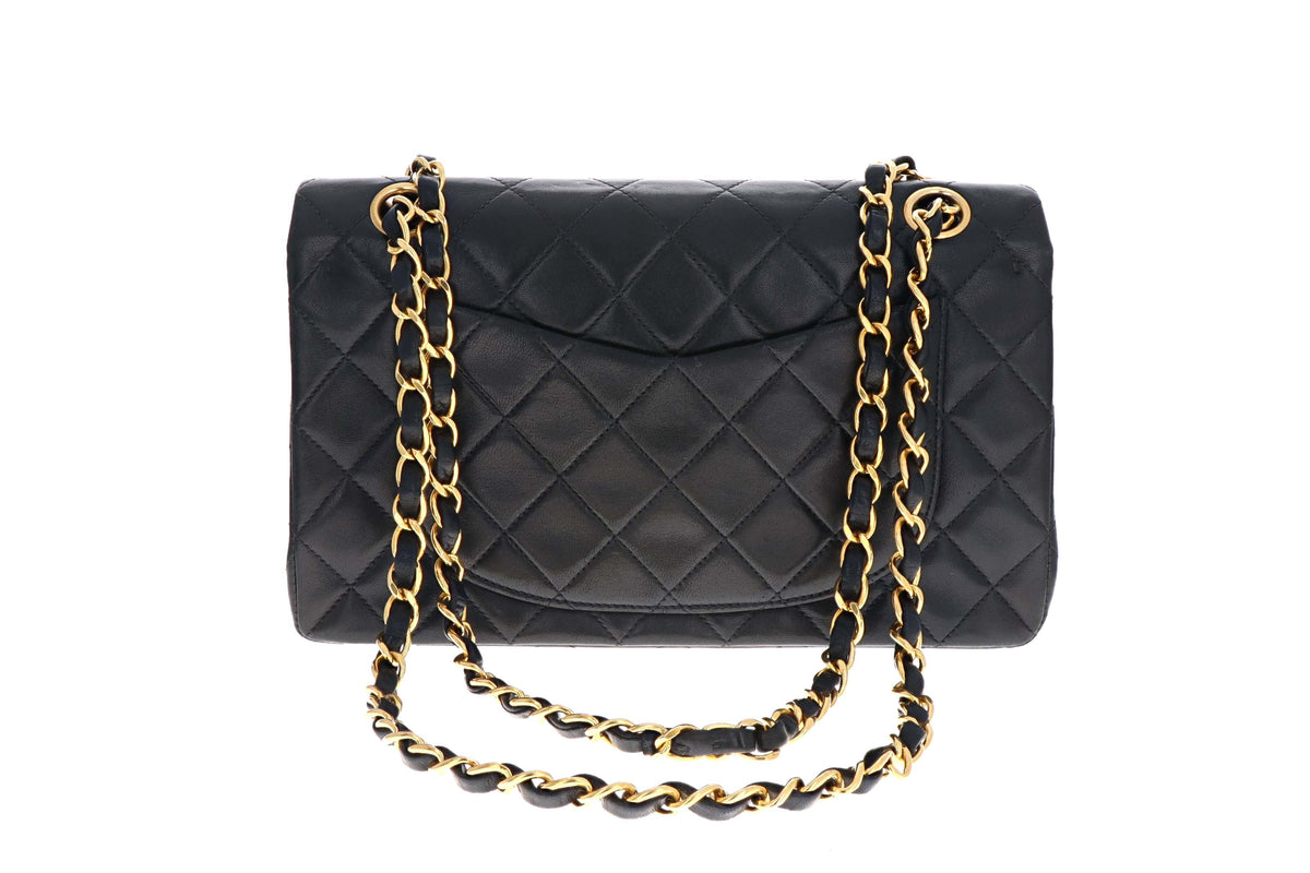 Chanel Vintage Lambskin Classic Double Flap Bag Small - Queen May