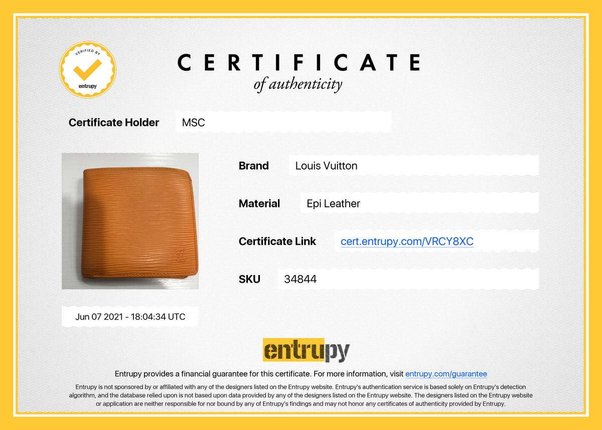 Louis Vuitton Epi Bifold Wallet - Queen May