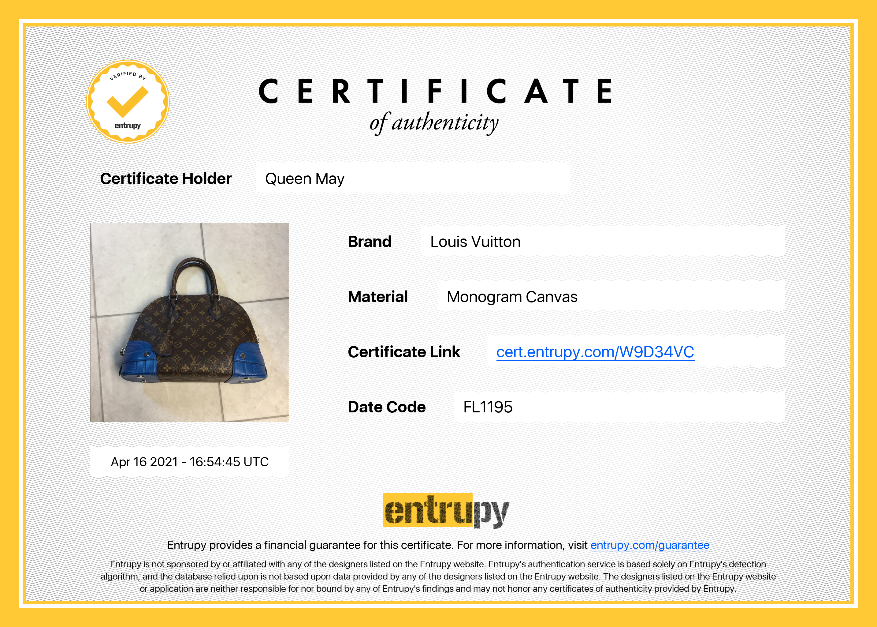 Louis Vuitton Limited Edition Shiny Monogram Canvas Alma PM Bag - Queen May