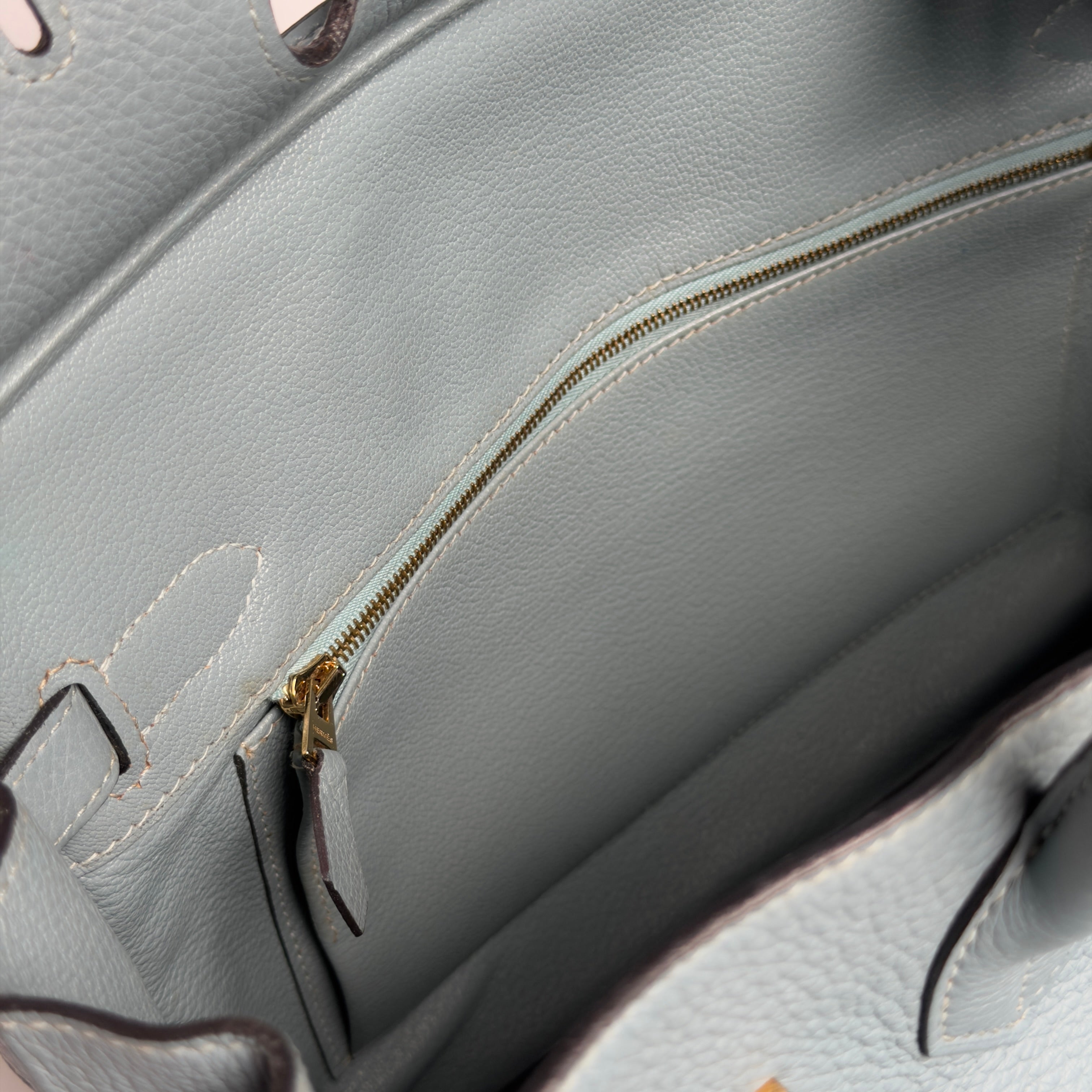 Hermes Birkin 30 Togo 2015 Light Blue