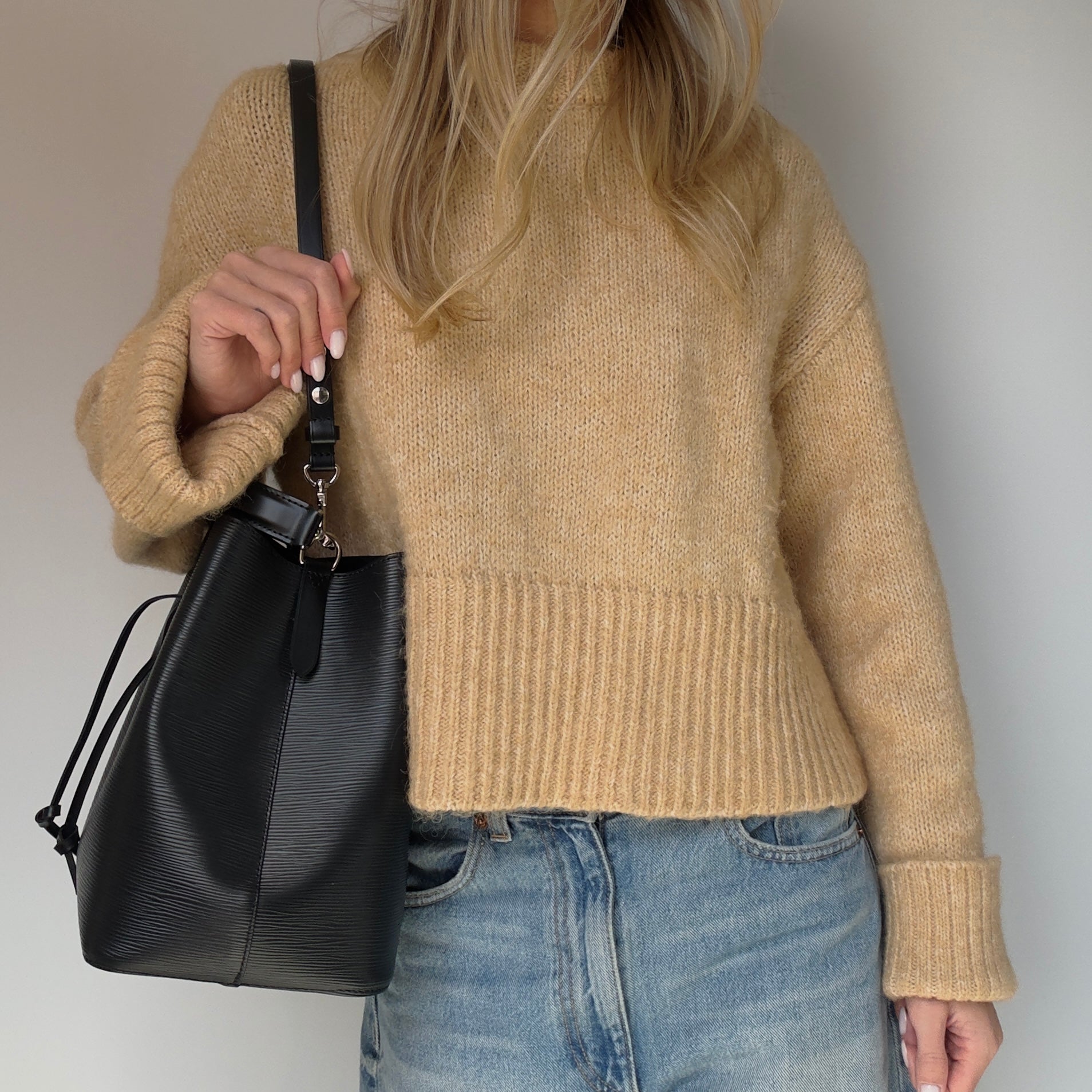Louis Vuitton Black Epi Leather Noe Bucket Bag - Queen May