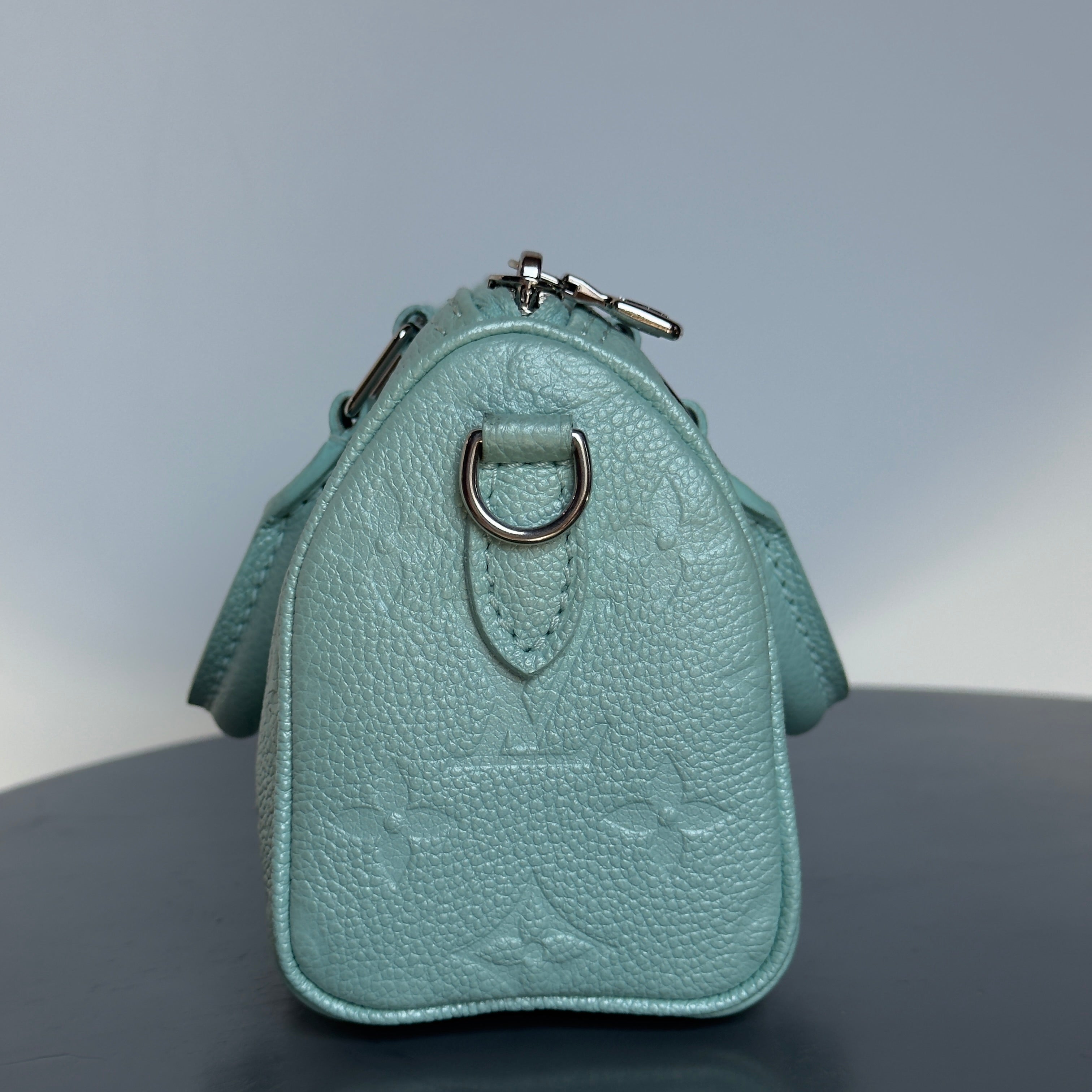 Louis Vuitton Empreinte Monogram Nano Speedy Pearly Lagoon Turquoise