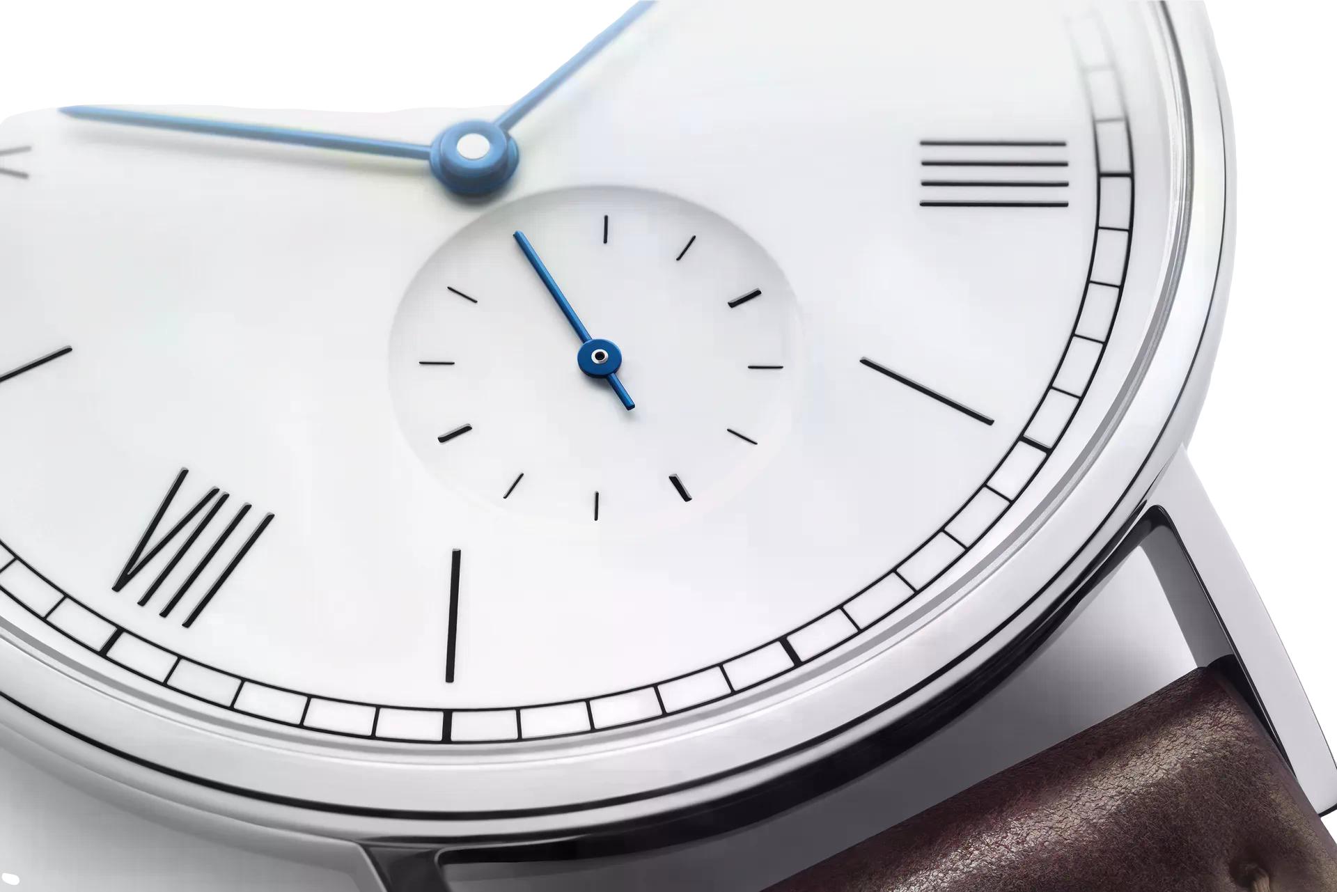 Nomos Glashütte Ludwig 38 Enamel White Sapphire Crystal Back - Queen May