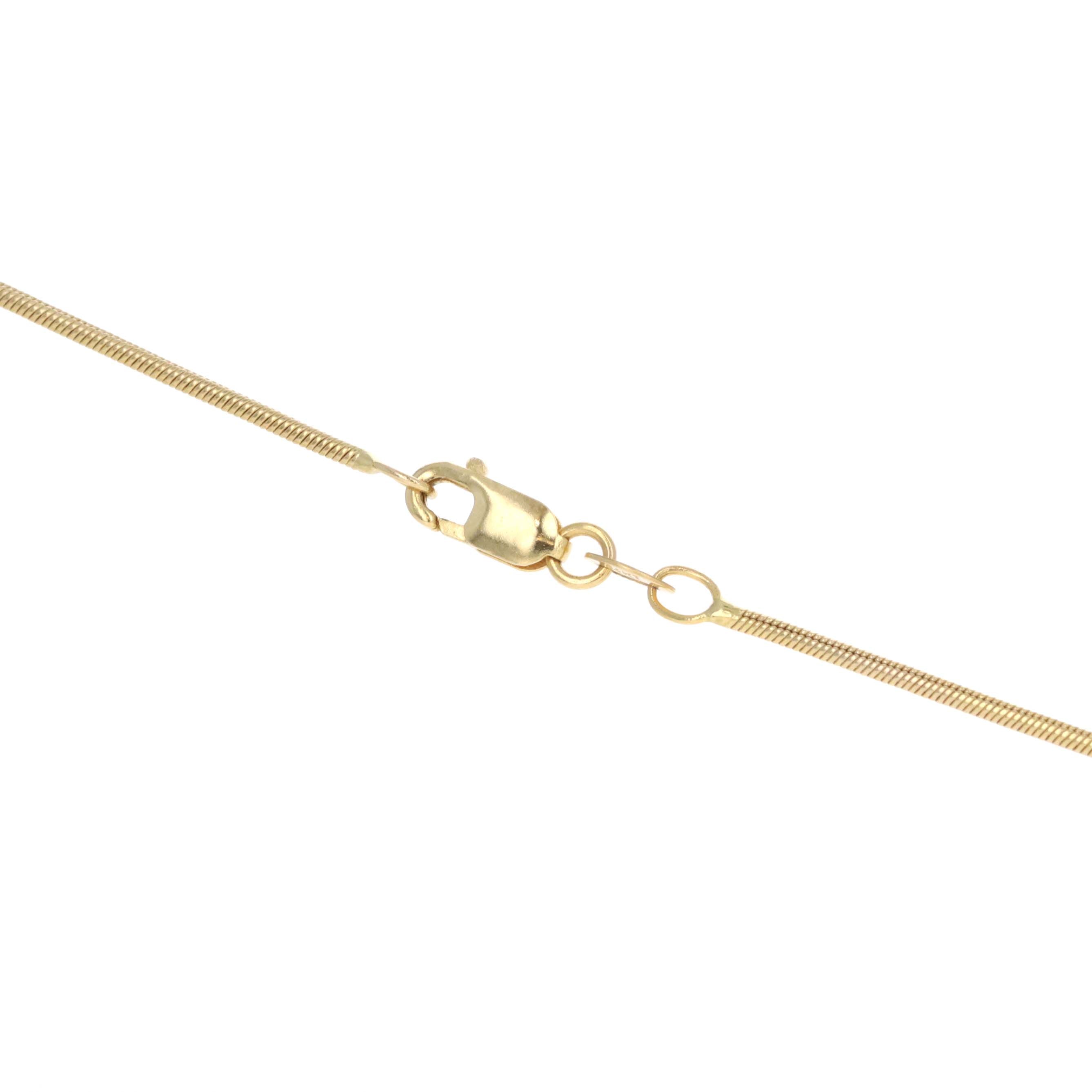 14K Yellow Gold 0.55 Carat Diamond Three Stone Drop Pendant - Queen May