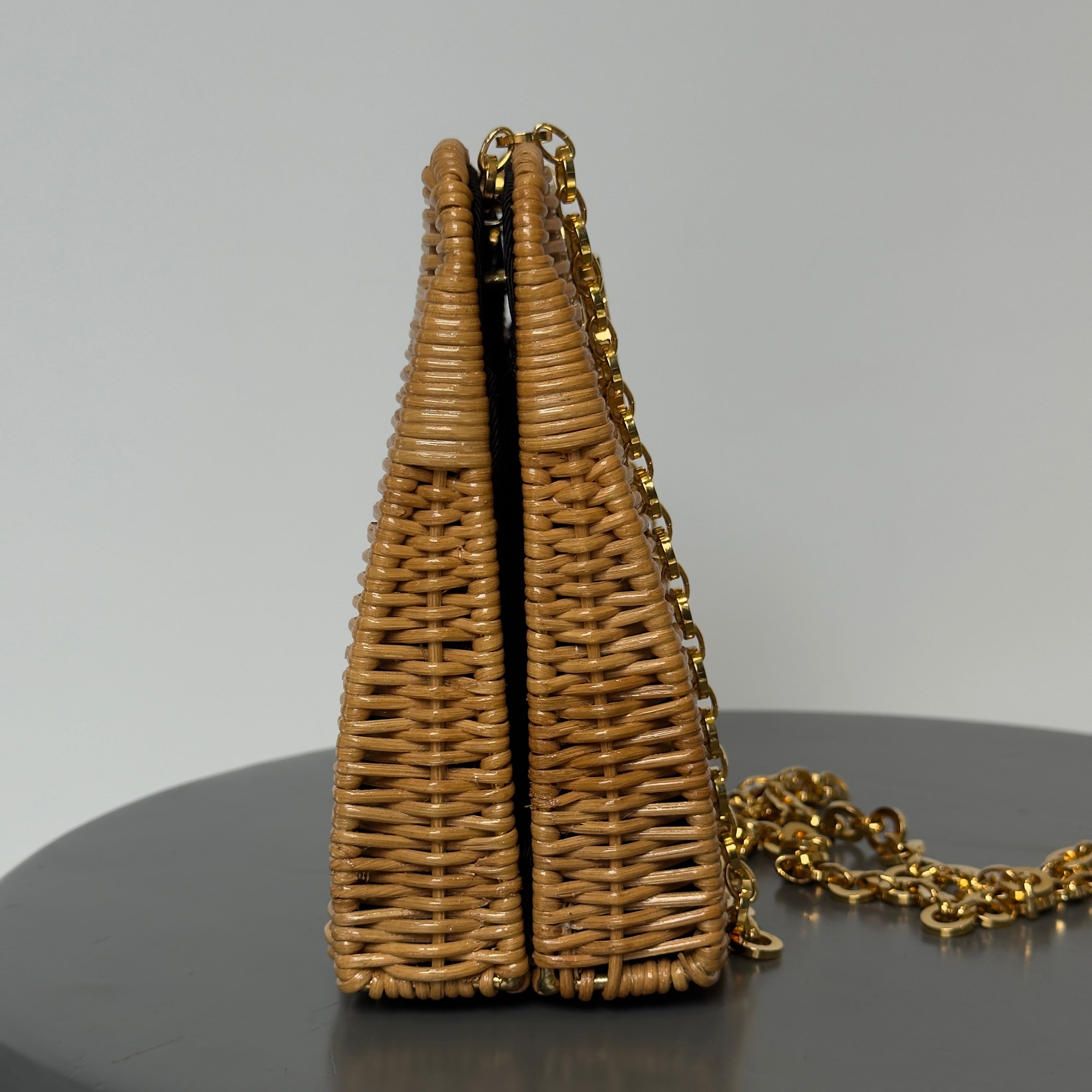 Salvatore Ferragamo Wicker Gancini Bag