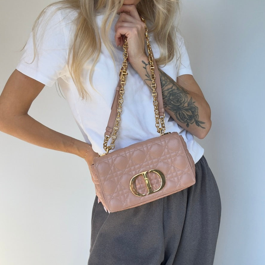 Dior Caro Small Chain Bag - Queen May