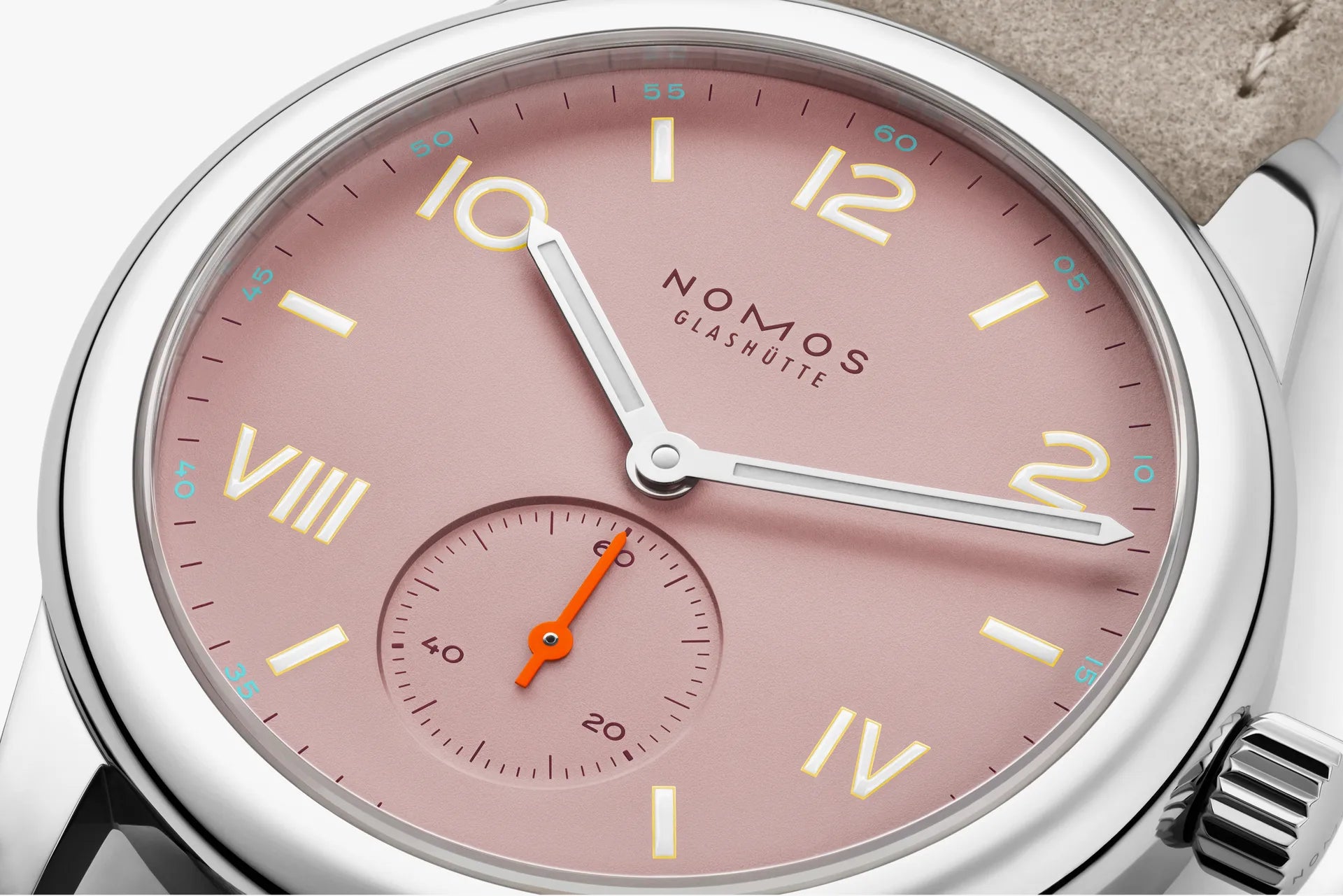 Nomos Glashütte Club Campus 36 Full Rose Steel Back - Queen May