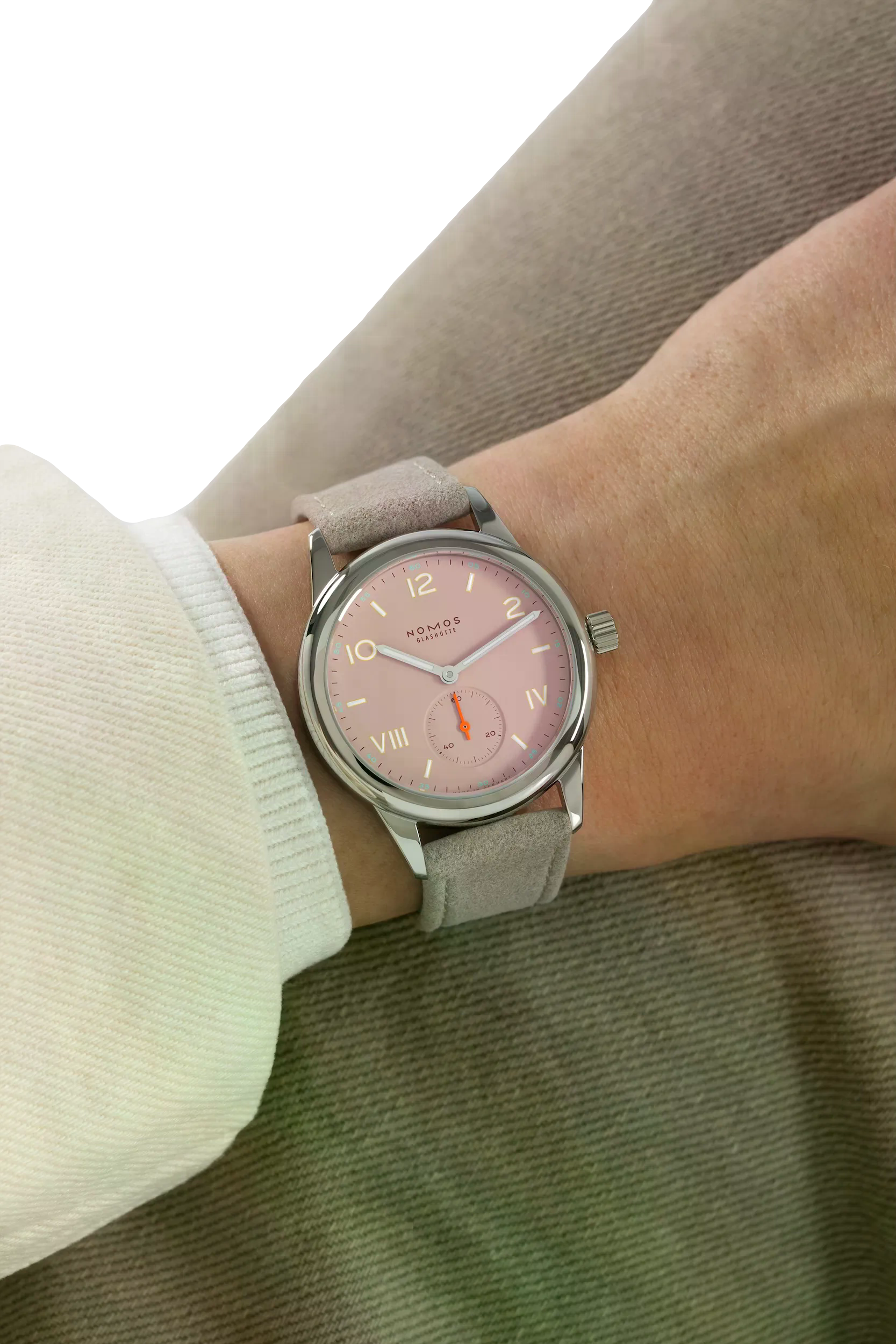 Nomos Glashütte Club Campus 36 Full Rose Steel Back - Queen May
