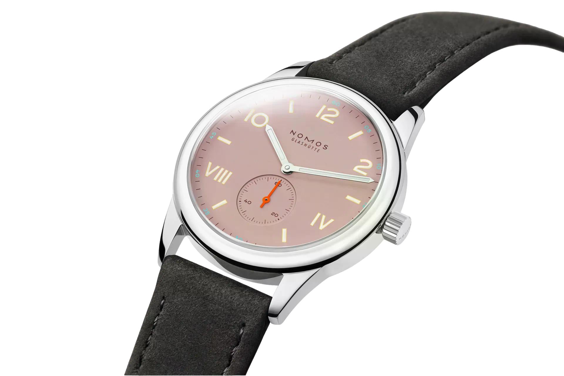 Nomos Glashütte Club Campus 38 Full Rose Steel Back