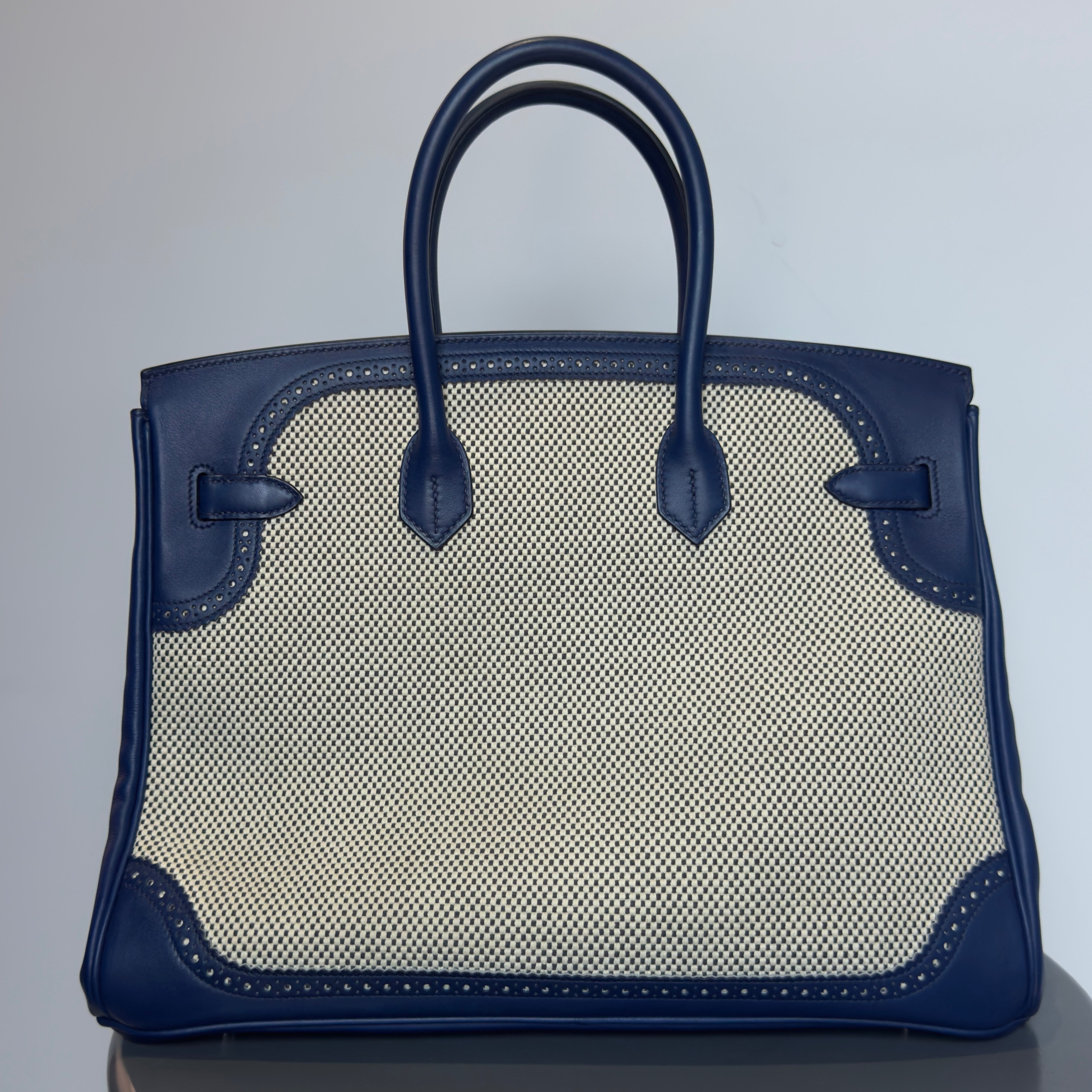 Hermes Toile Swift Ghillies Birkin 35 Limited Edition