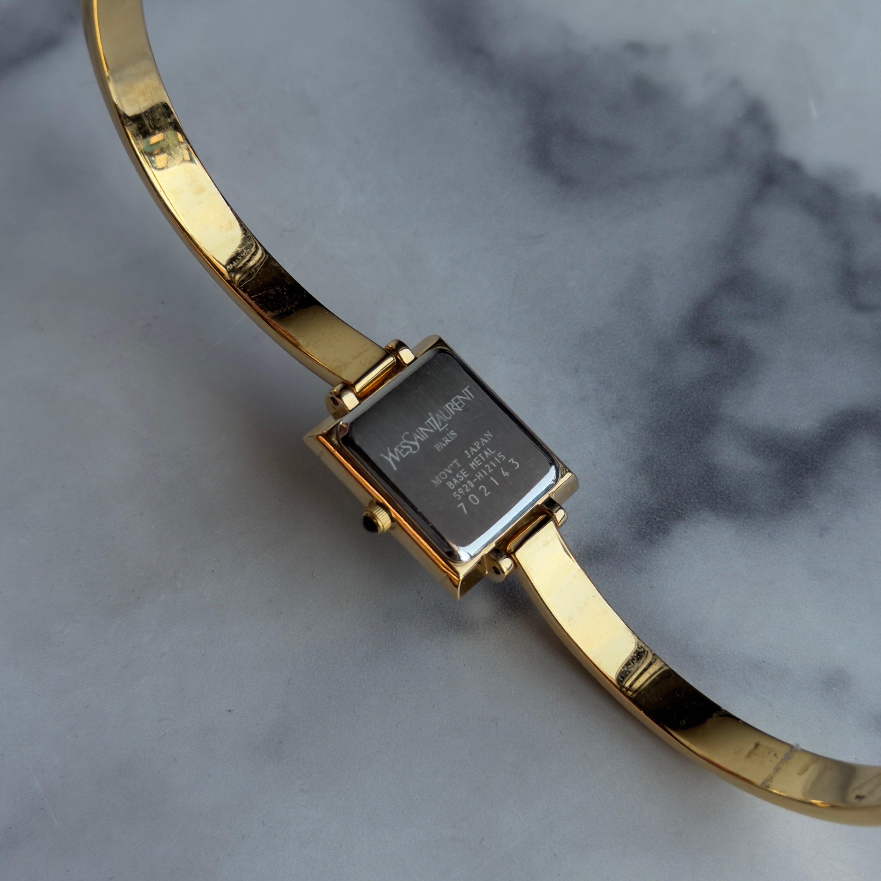 Rare Yves Saint Laurent Bangle Watch