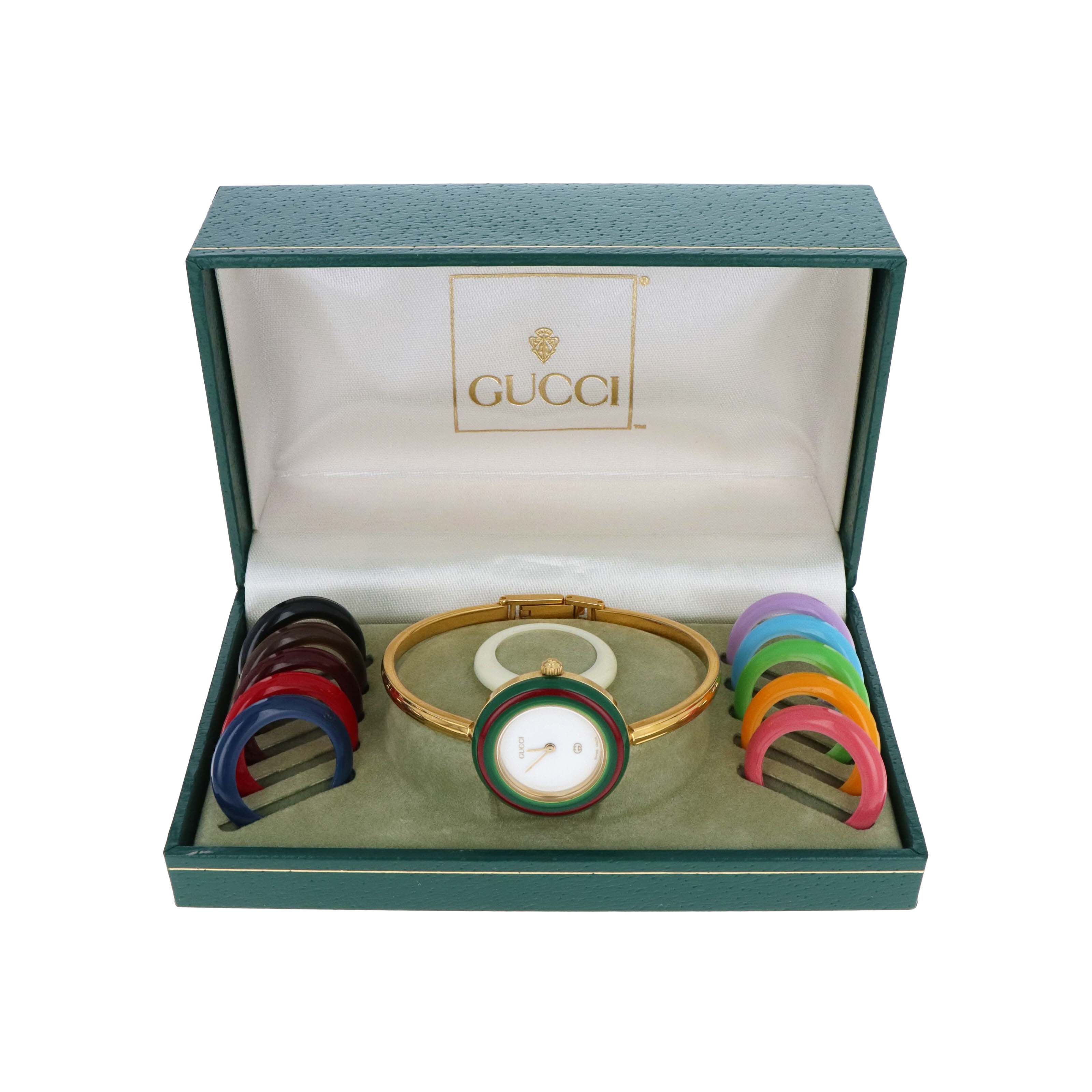 Vintage Gucci Interchangeable Bezel Watch - Queen May