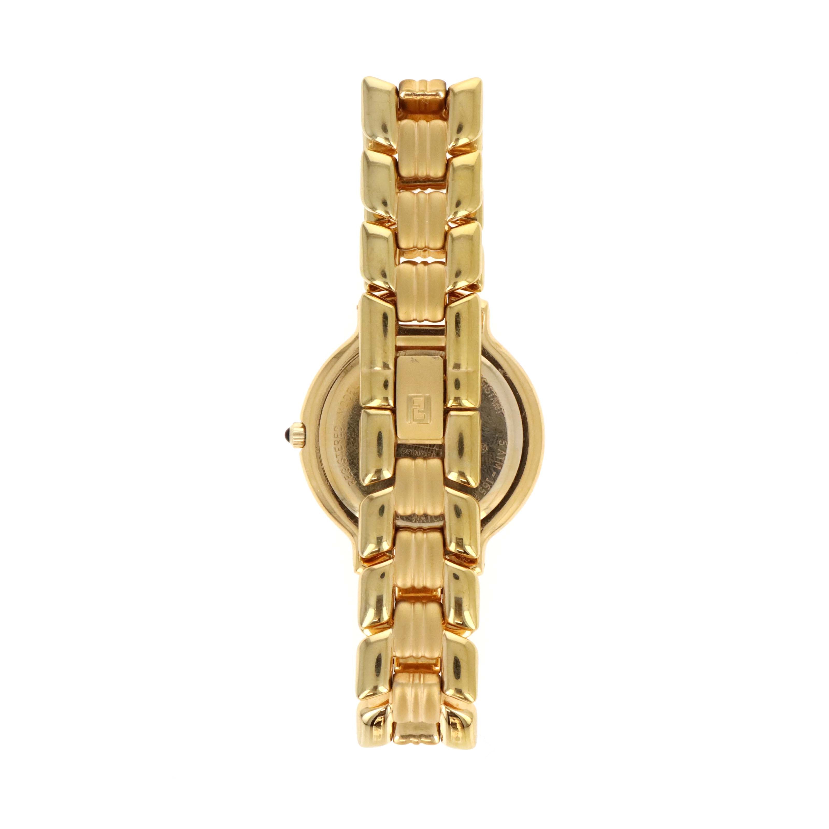 Fendi 900G Gold Plated Orologi Watch - Queen May