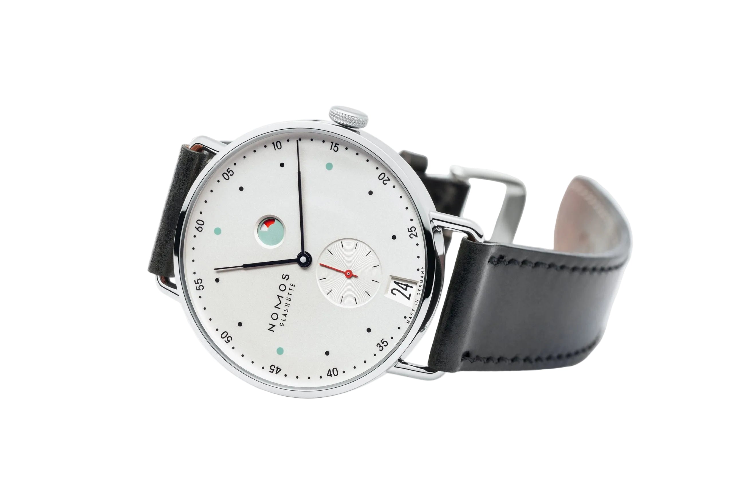 Nomos Glashütte Metro Date Power Reserve - Queen May
