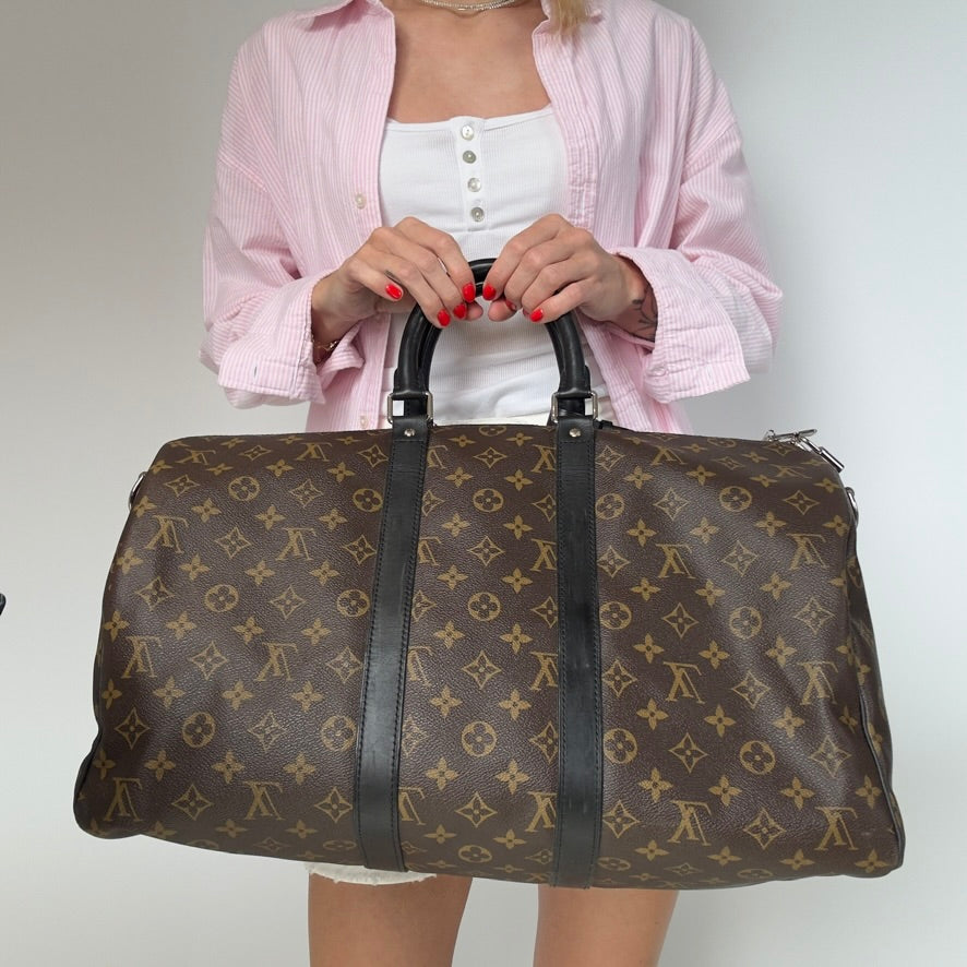 Louis Vuitton Macassar Keepall 45 Bandouliere - Queen May