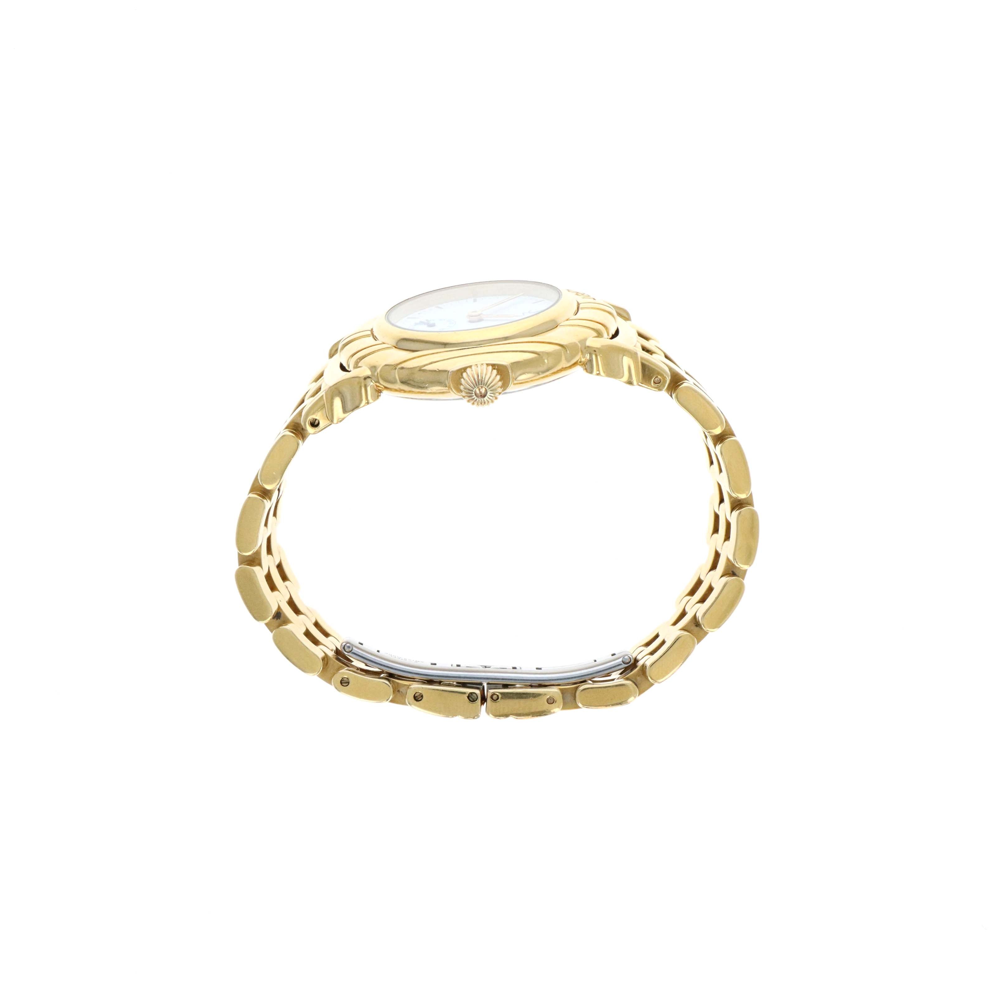 Yves Saint Laurent Small Seconds White Dial Watch - Queen May