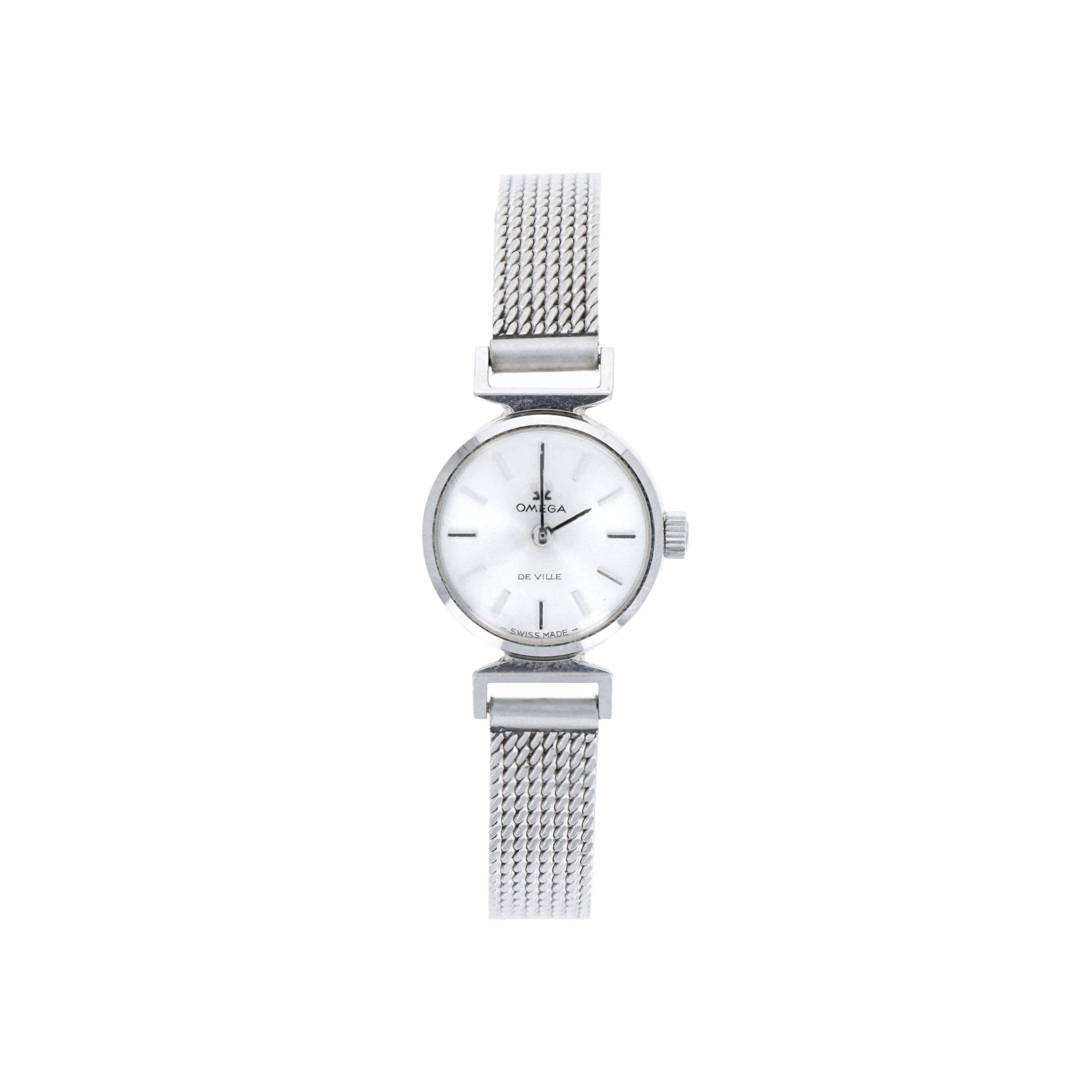 Vintage Omega De Ville Stainless Steel Ladies Watch 1970s - Queen May