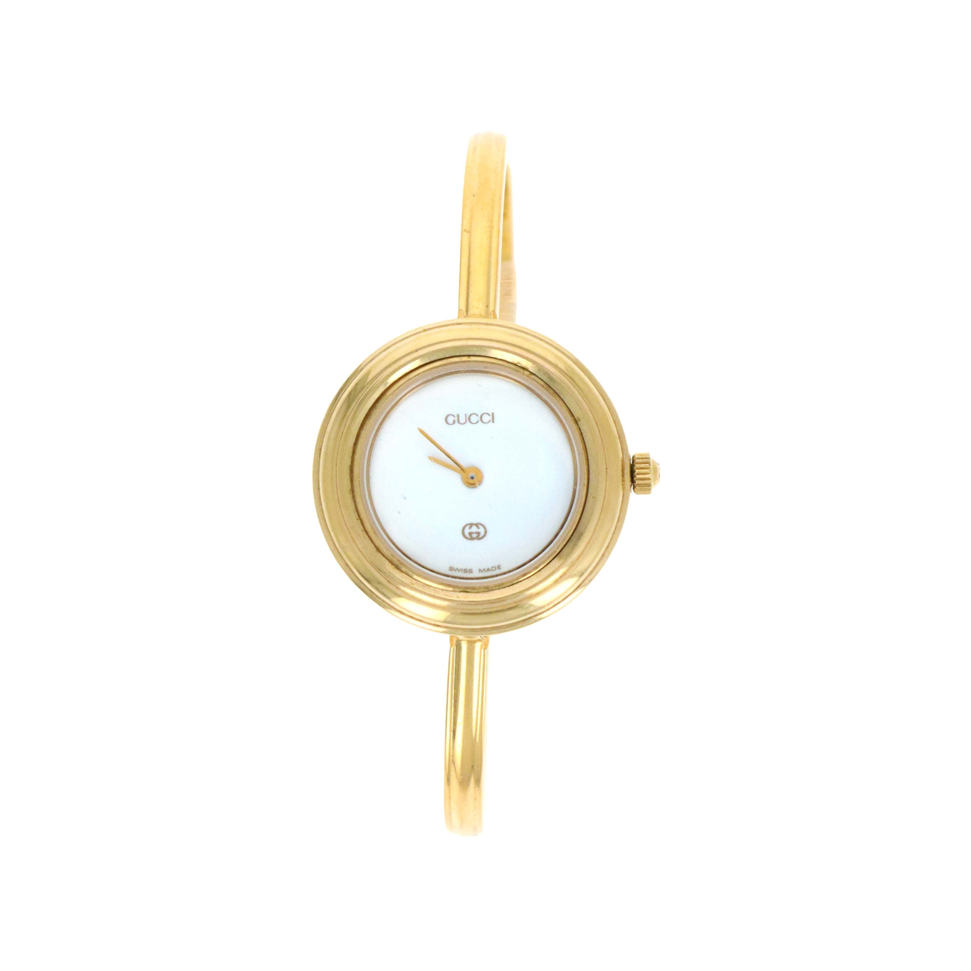 Vintage Gucci Interchangeable Bezel Bangle Watch - Queen May