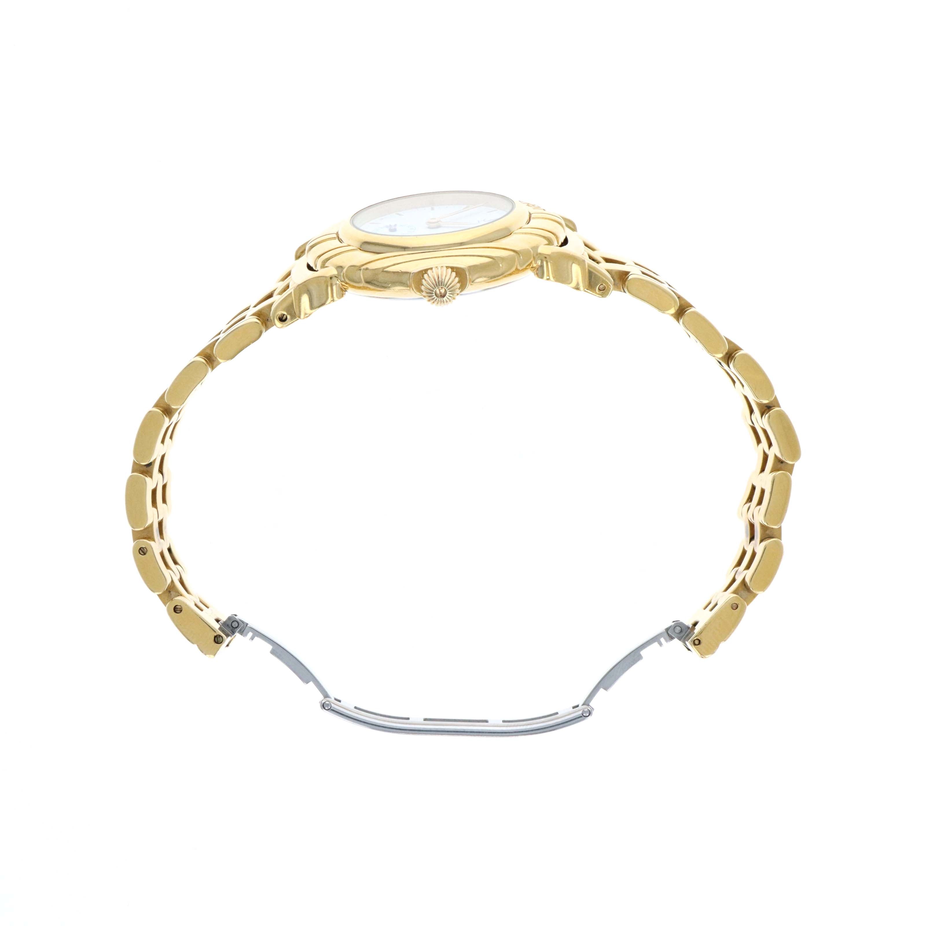 Yves Saint Laurent Small Seconds White Dial Watch - Queen May