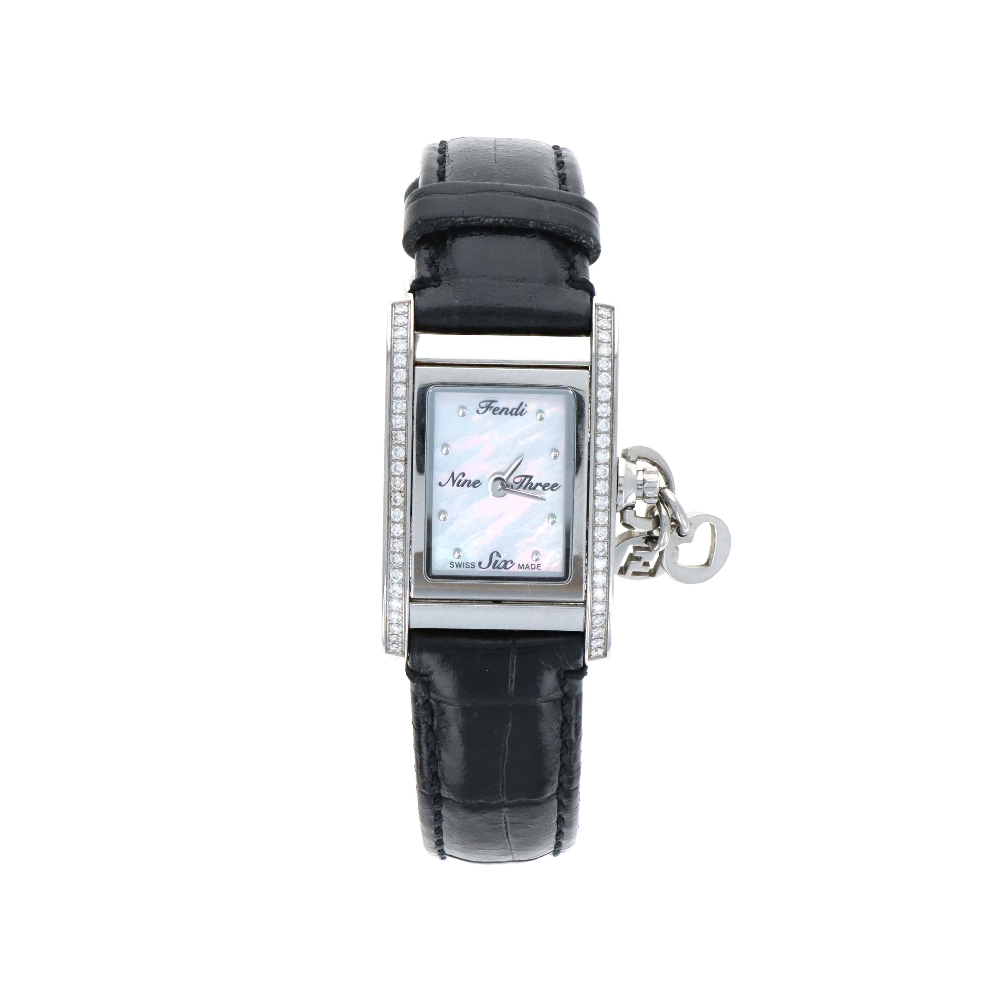 Fendi 7100L Mother Of Pearl "Reverso" Watch - Queen May