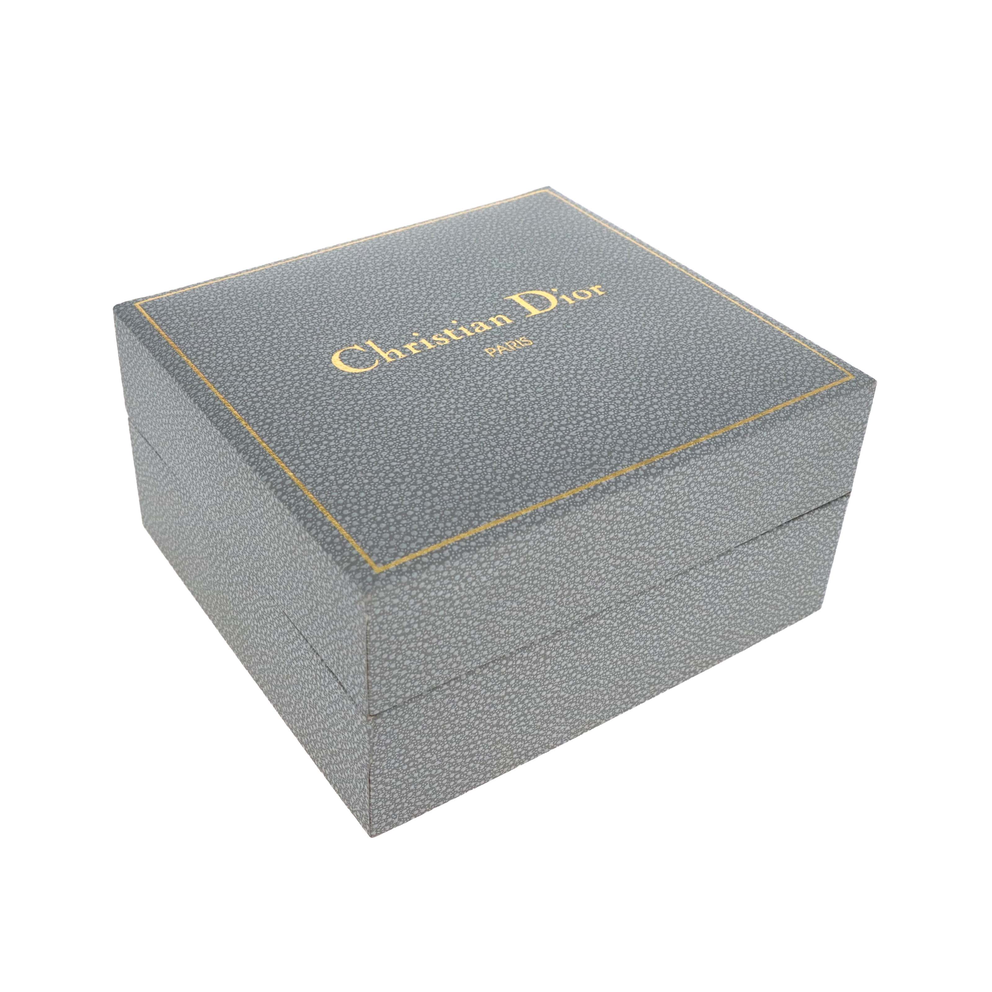 Dior White Dial Octagon D48-153 Link Watch - Queen May