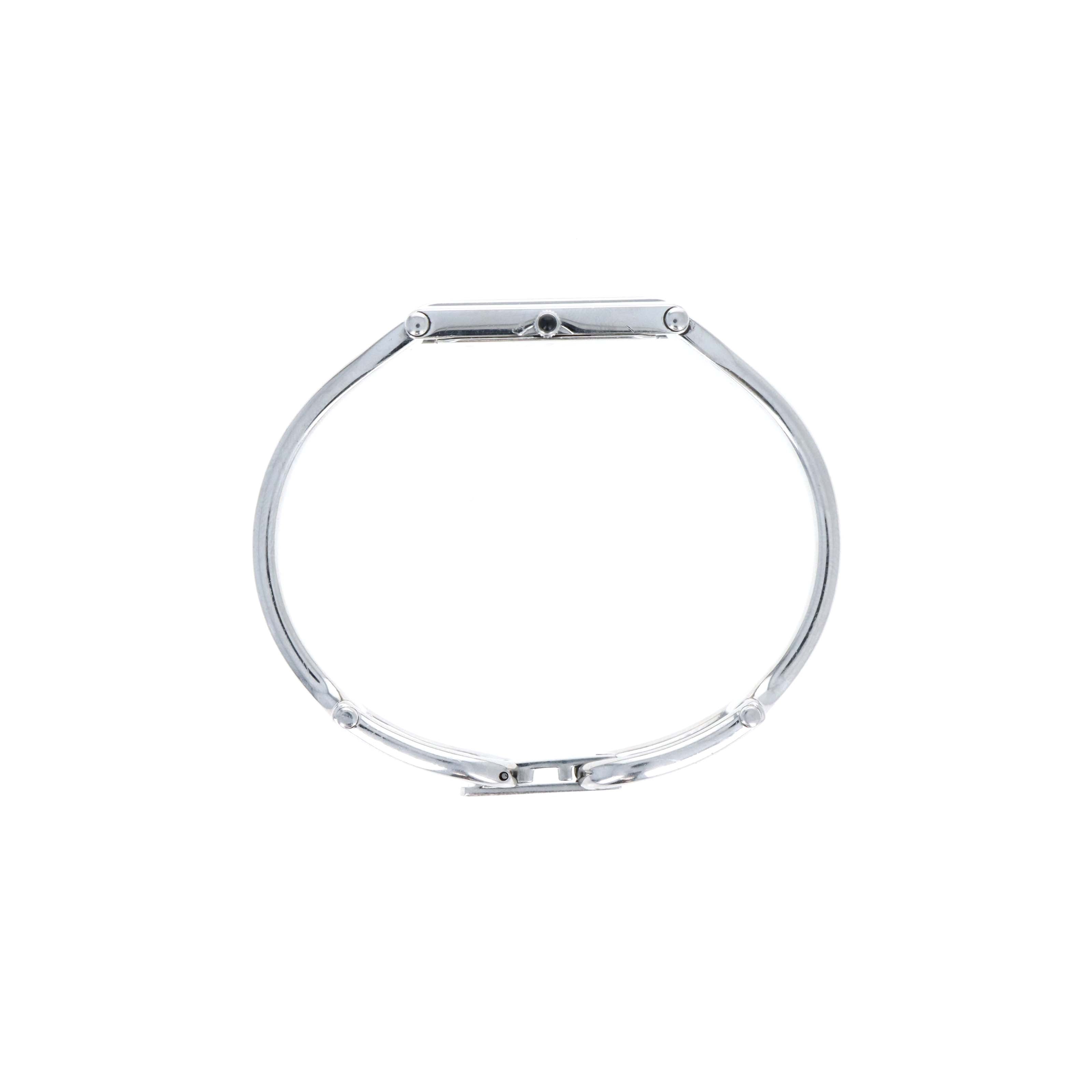 Gucci 1500L Silver Dial Horsebit Watch - Queen May