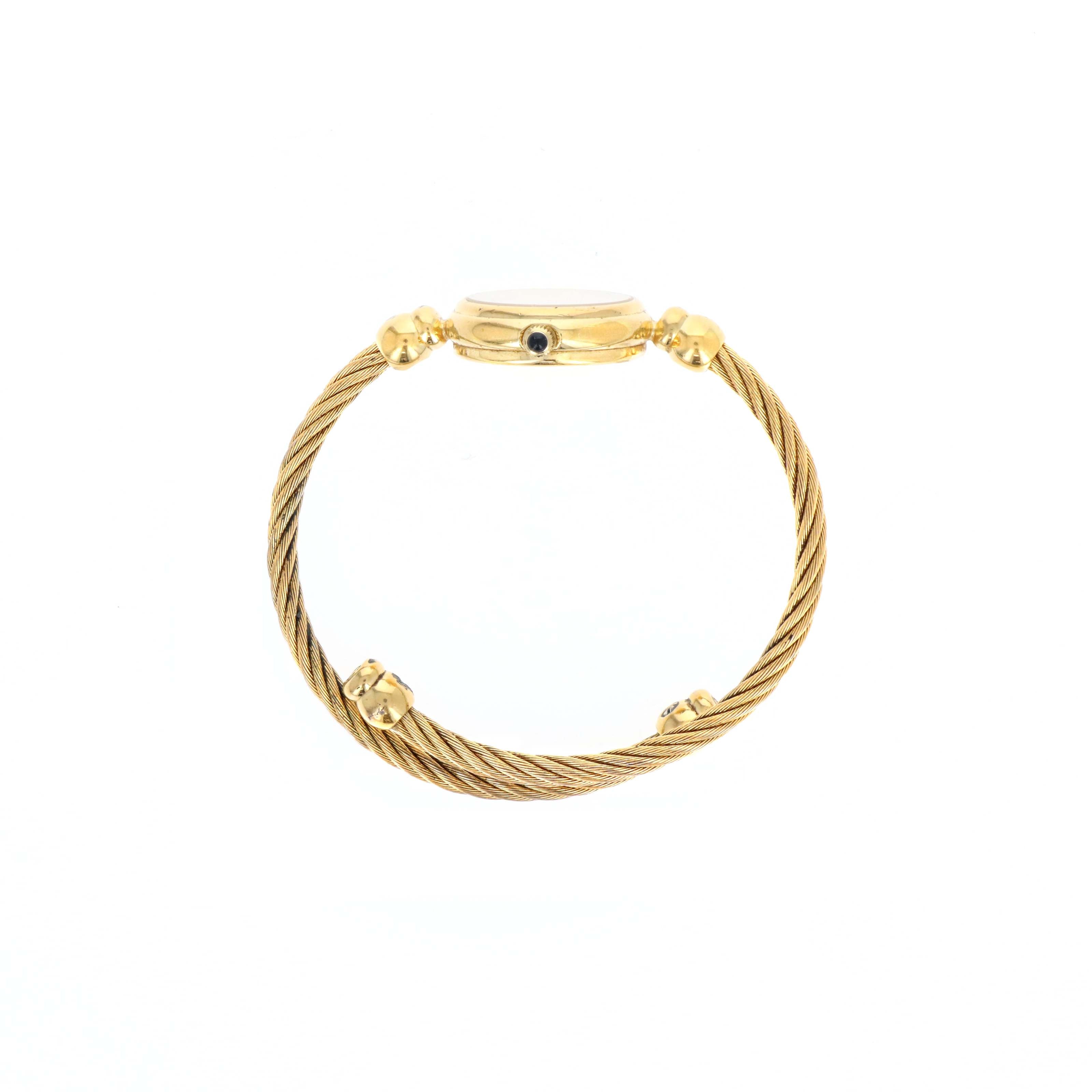 Gucci 20mm Mother Of Pearl Rope Bangle Watch - Queen May