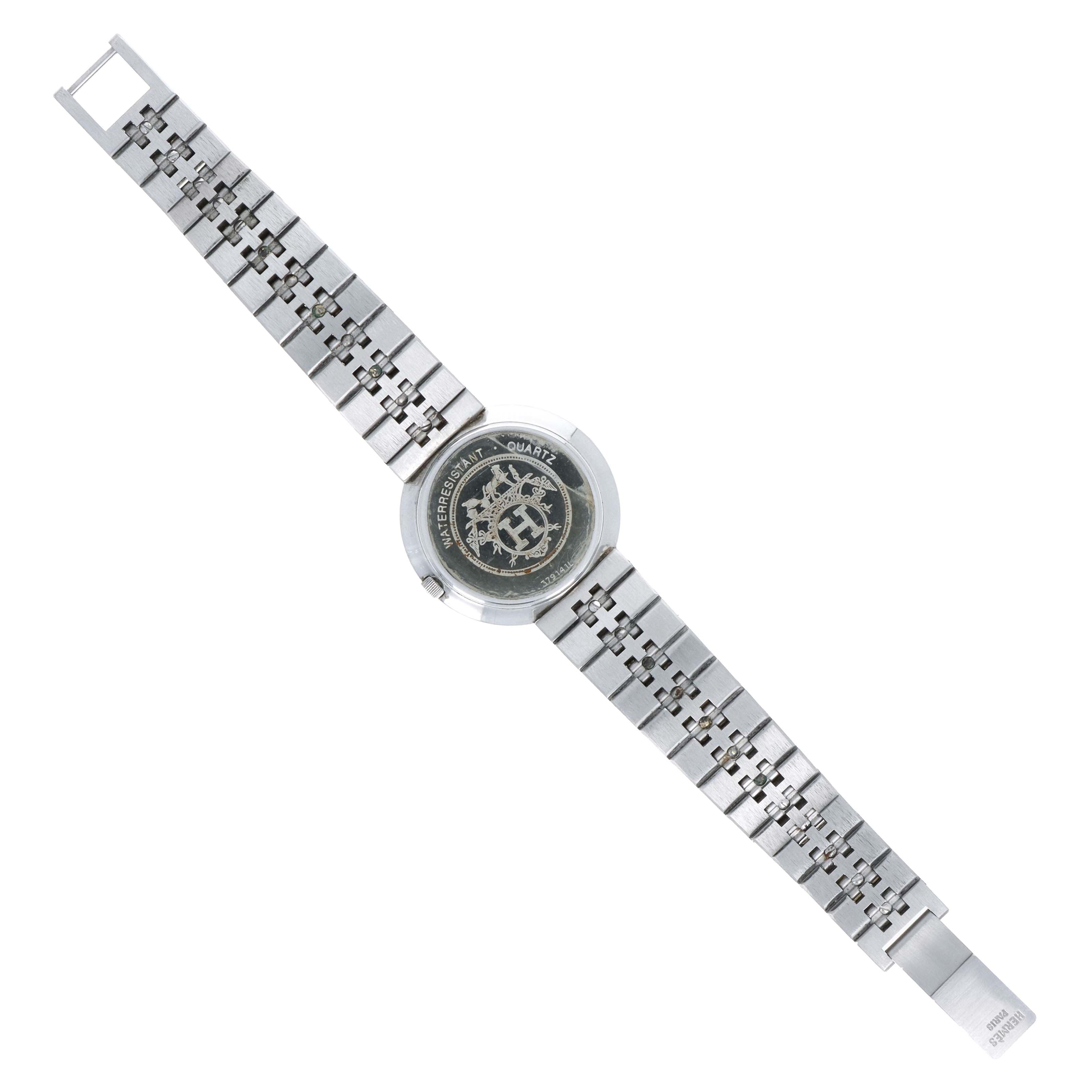 Hermes Two-Tone Clipper Watch with Box and Papers - Queen May