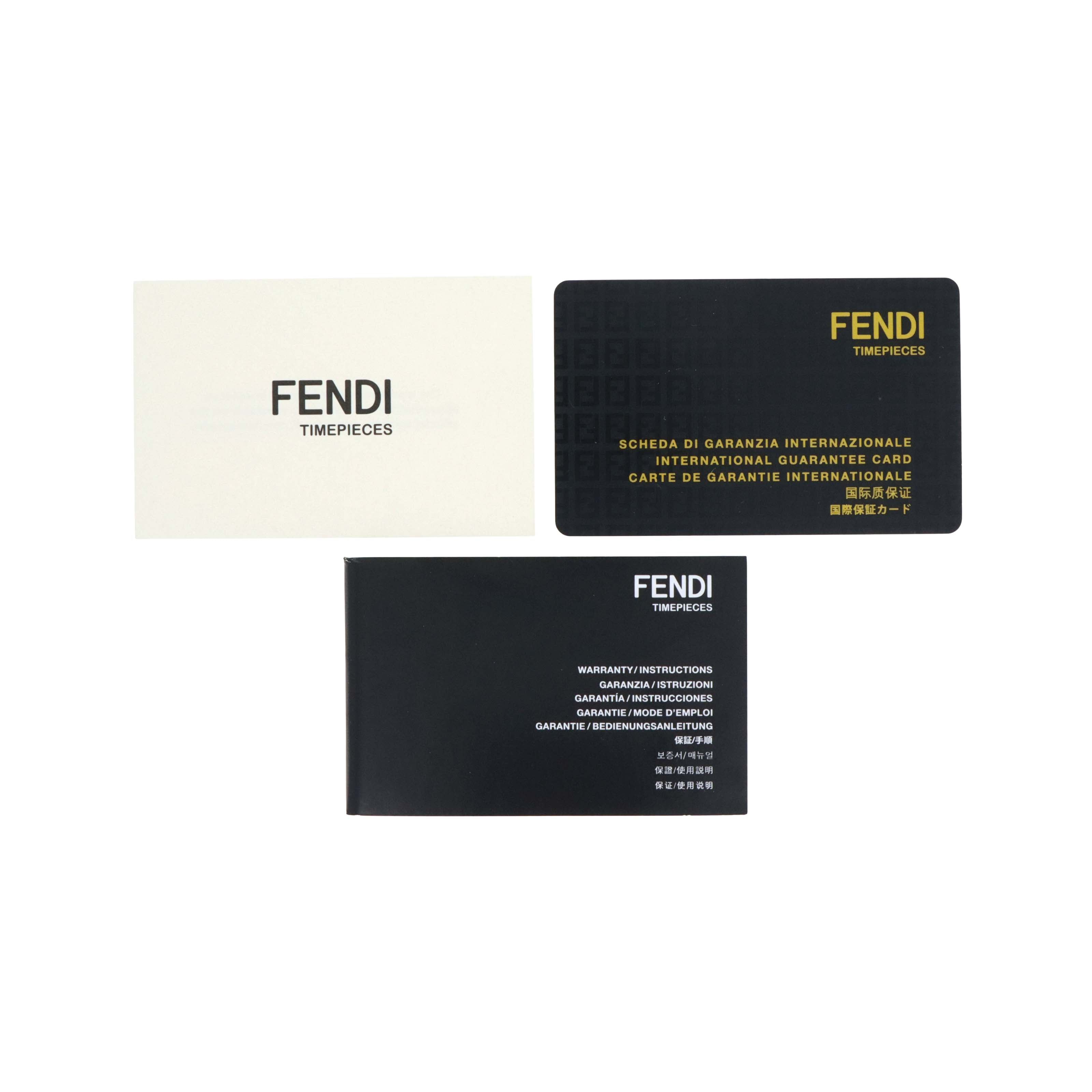Fendi Classico Round 25000L Gold Plated Ladies Watch - Queen May