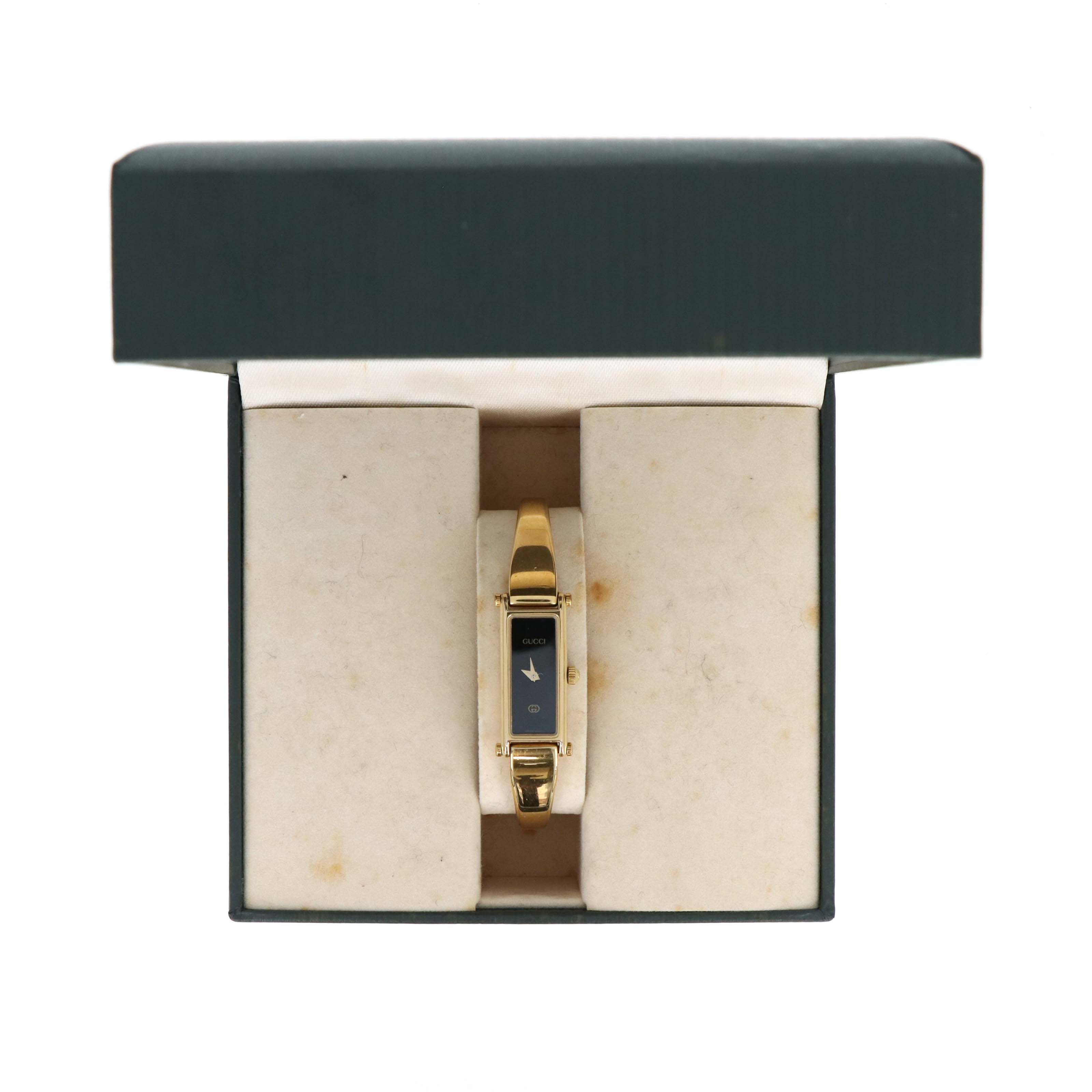 Gucci Black Dial 1500L Series Watch - Queen May