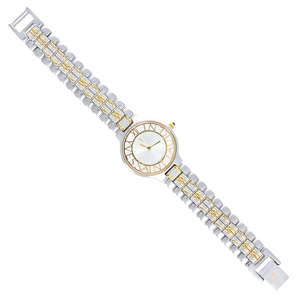 Vintage Yves Saint Laurent Large Logo Watch