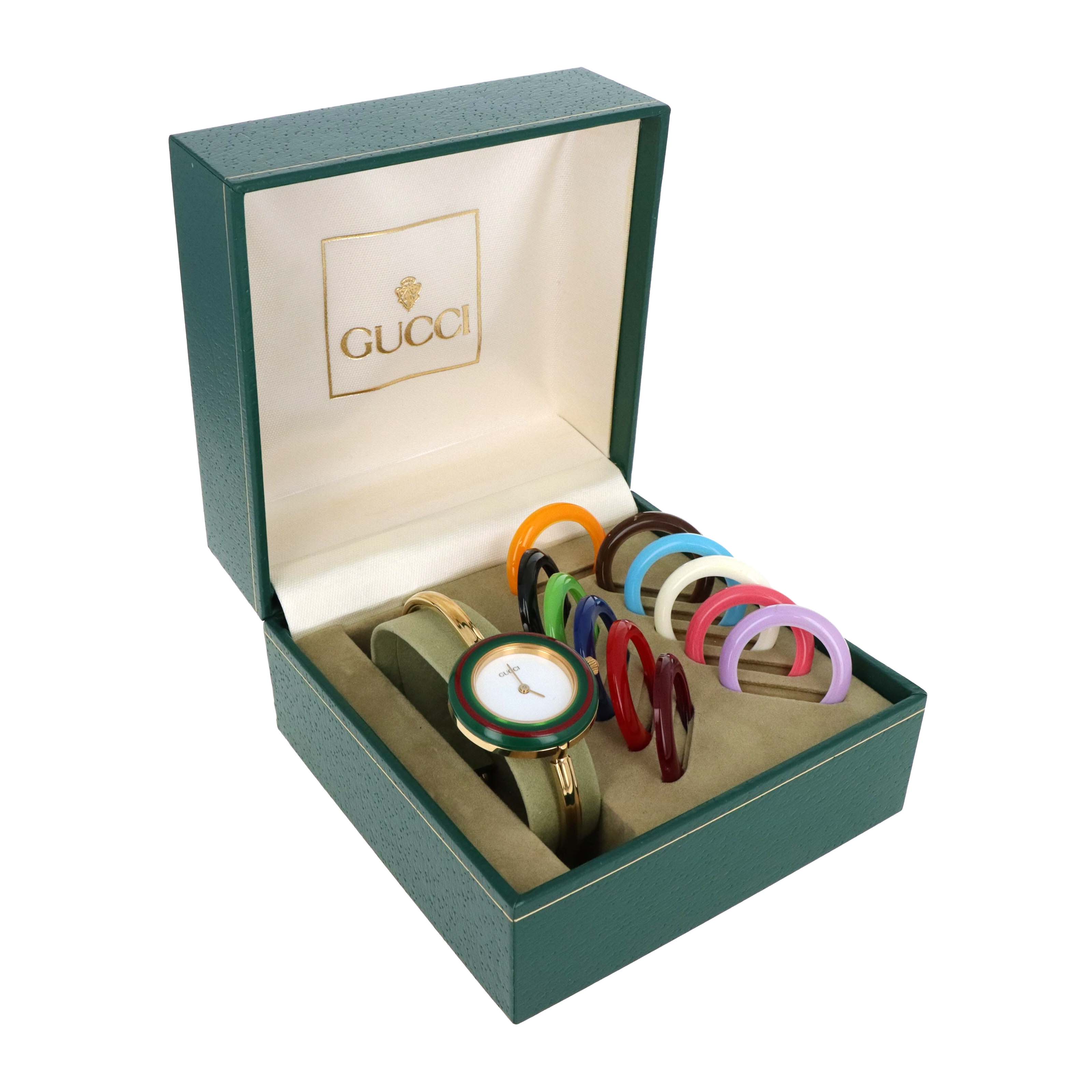 Vintage Gucci Interchangeable Bezel Watch - Queen May