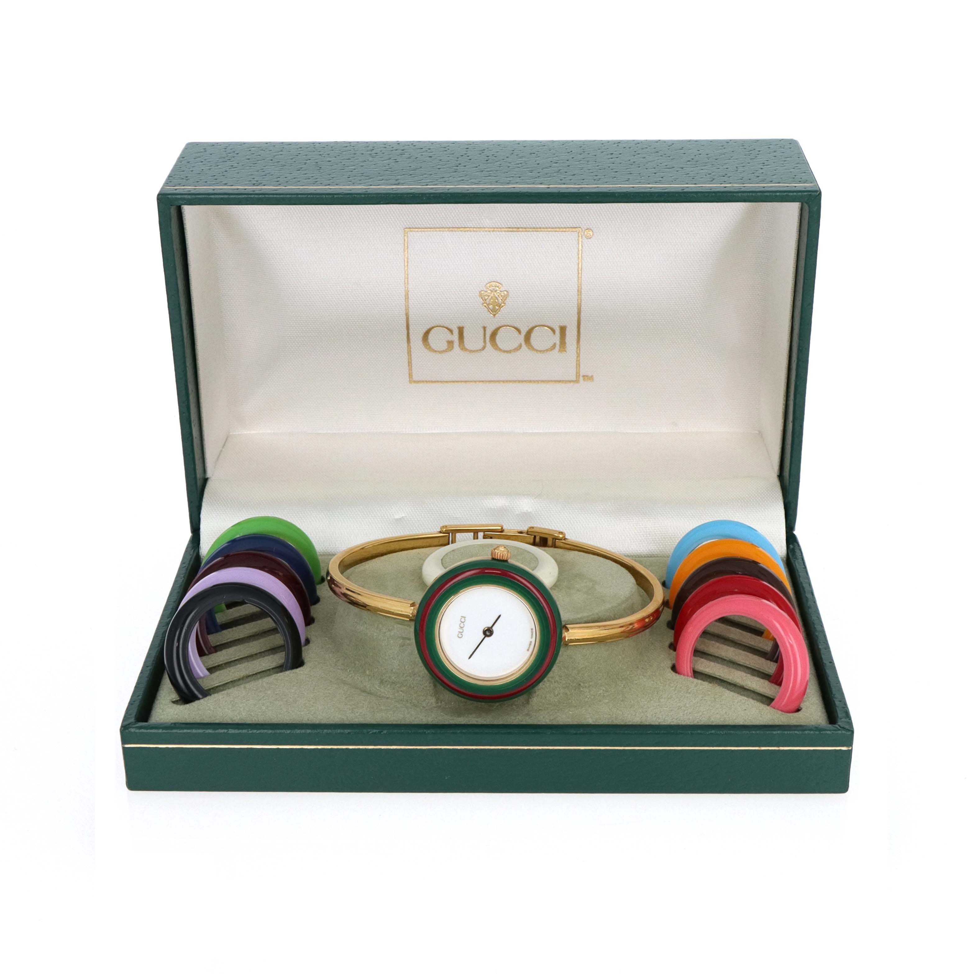 Vintage Gucci Interchangeable Bezel Watch - Queen May