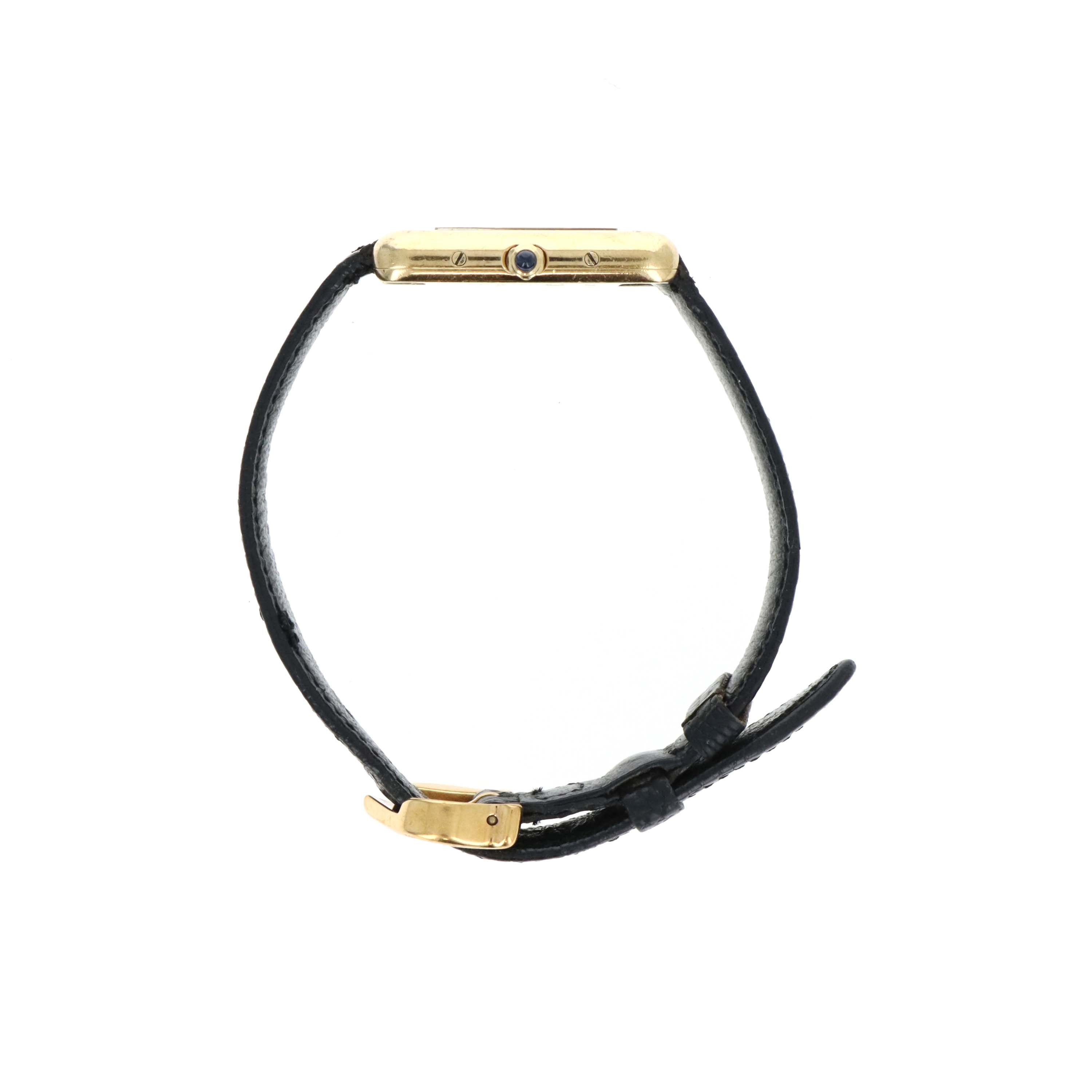 Vintage Cartier Tank “Must De Cartier” 21MM Sterling Silver & Vermeil Quartz Movement Watch - Queen May